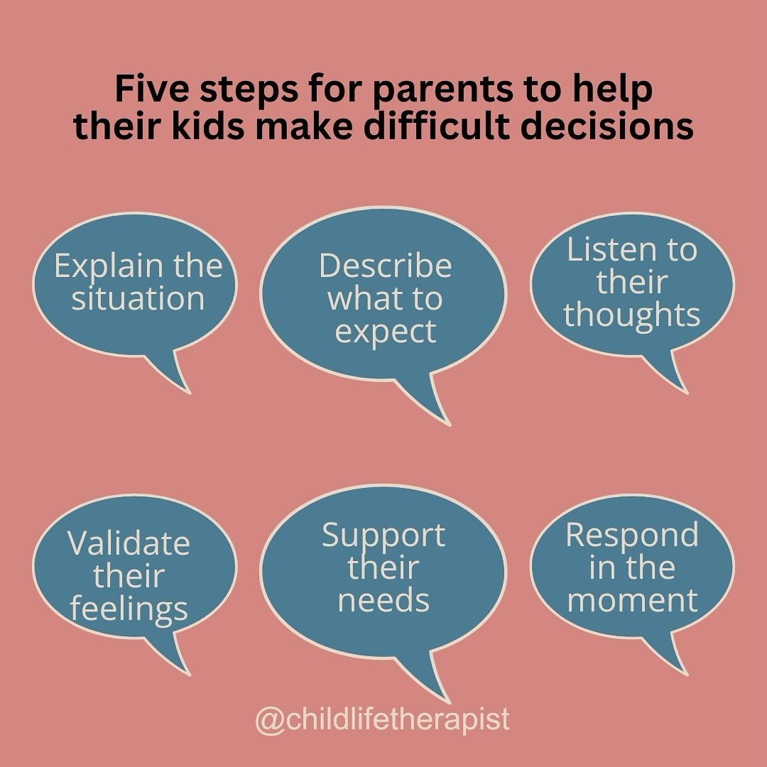 Making unimaginable choices during difficult times is not like choosing cereal.

Children will likely need guidance from their parent or a professional on deciding things like whether or not to say a formal goodbye, to visit their loved one in the ho