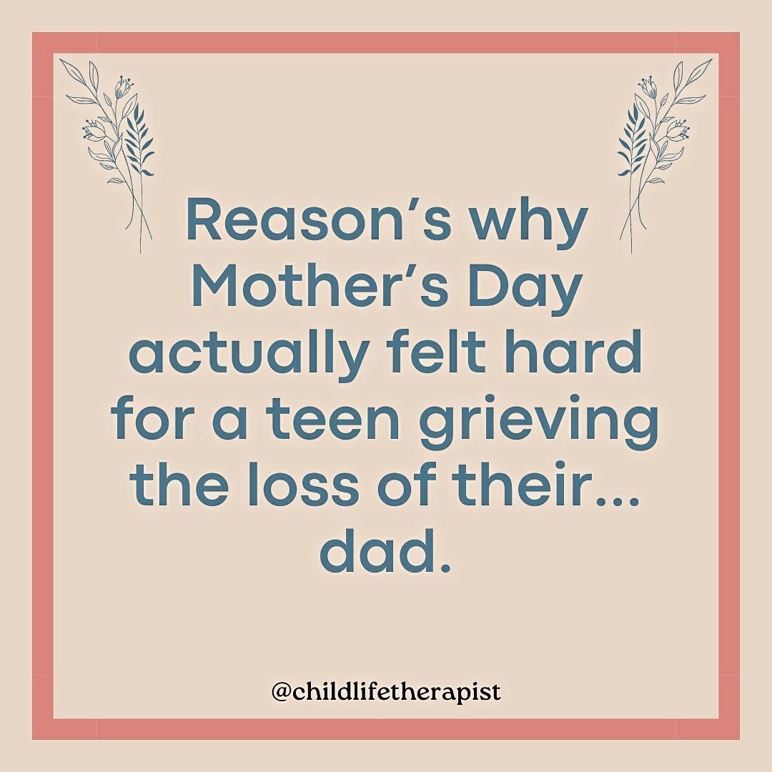 As a grief counselor, I didn&rsquo;t even see this coming. So I thought I&rsquo;d share with all of you. 🤍 

Try as we might to be sensitive to hurting hearts on Mother&rsquo;s Day, we still will never acknowledge it all. After all, that&rsquo;s how