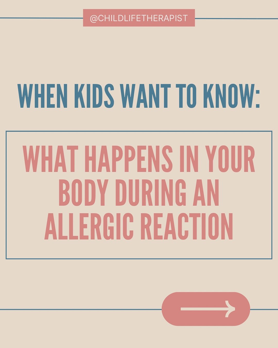 I&rsquo;m working on my next workbook to teach kids about food allergies and immunotherapy. 

Because kids want to and ought to know what&rsquo;s happening in their body related to food allergies. 

Because knowledge and support can transfer fear and