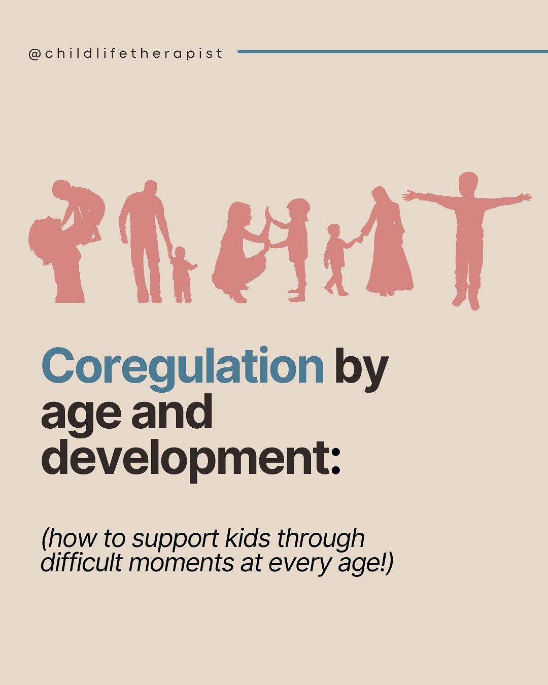 Kids aren&rsquo;t born knowing how to calm themselves or regulate. 

They learn through repeated exposure to a regulated, trusting, and supportive parent. 

This starts in early infancy. A crying baby is soothed by the heart beat and breath of their 