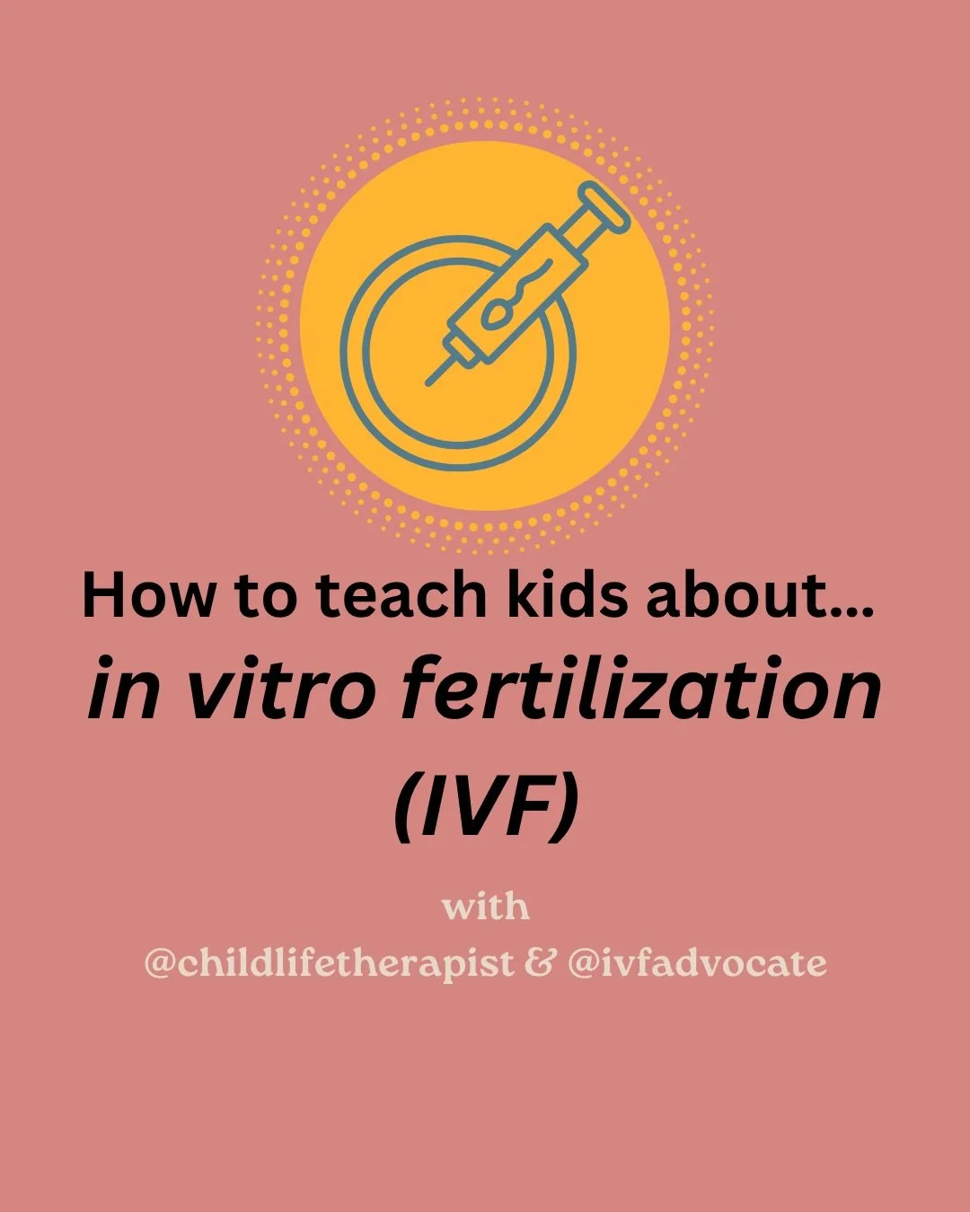 My sister is an IVF mom turned advocate and attorney.

She&rsquo;s a true expert in the field using her experience to support individuals during their fertility journeys.

When she reached out to work on content about talking to kids about IVF, I was