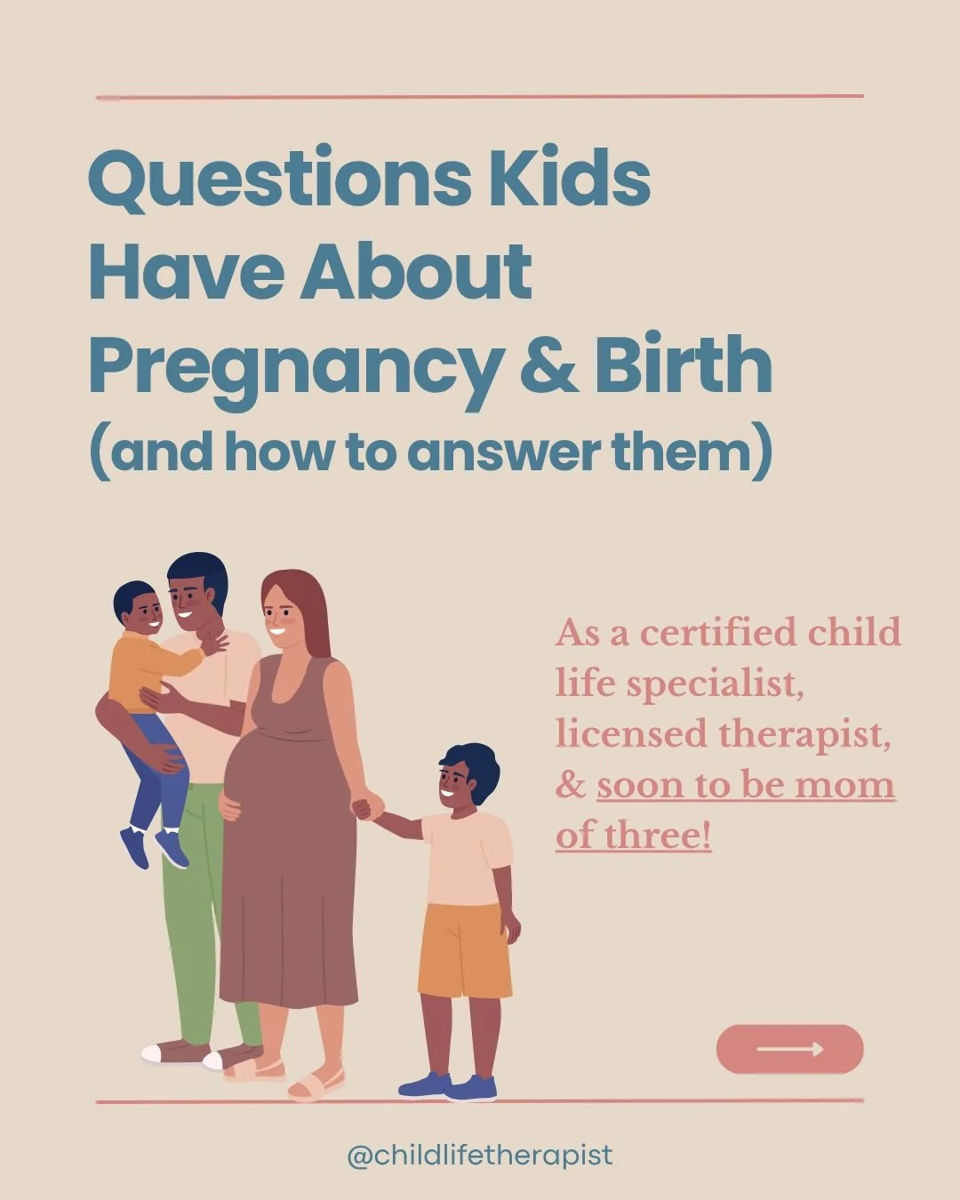 I LOVE talking to kids about difficult or complex topics. 

From the kids I work with, to my own! 

Lately, I&rsquo;ve navigated a lot of questions about pregnancy and birth. 

And I know this is just the beginning! 

What hard questions do your kids