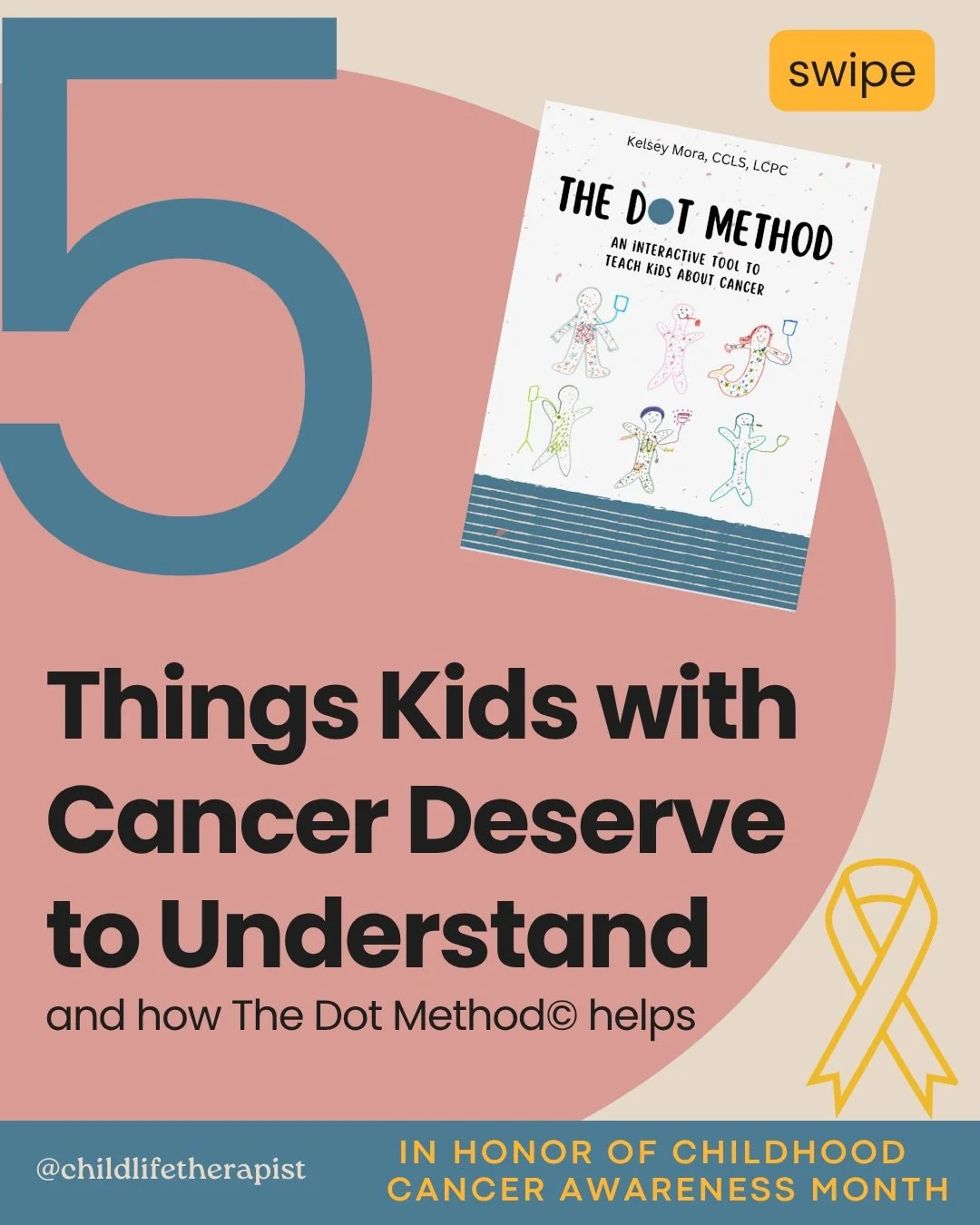 September is Childhood Cancer Awareness Month! 🎗️

Kids deserve honest, age appropriate information about what is happening to their body. They need to know it&rsquo;s not contagious and it&rsquo;s not their fault. 

They deserve to be prepared for 