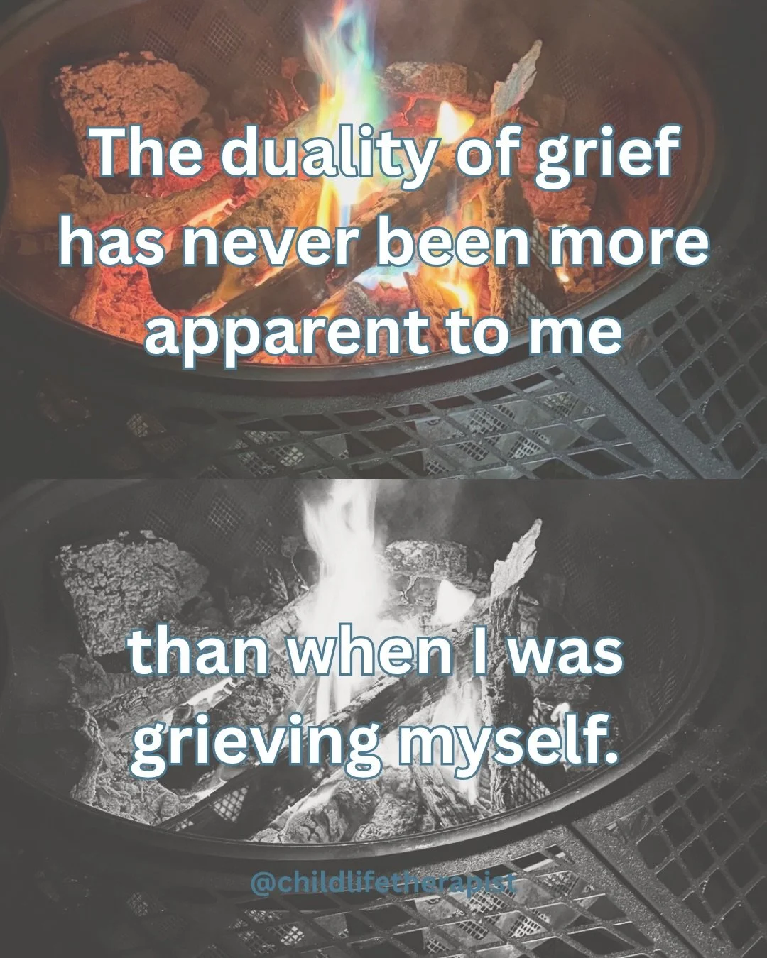 I&rsquo;ve spent years helping grieving children and families understand and accept that two things can be true at the same time. 

Experiencing the loss of my father has made me understand just how much can fit inside that &ldquo;and.&rdquo;

Embrac