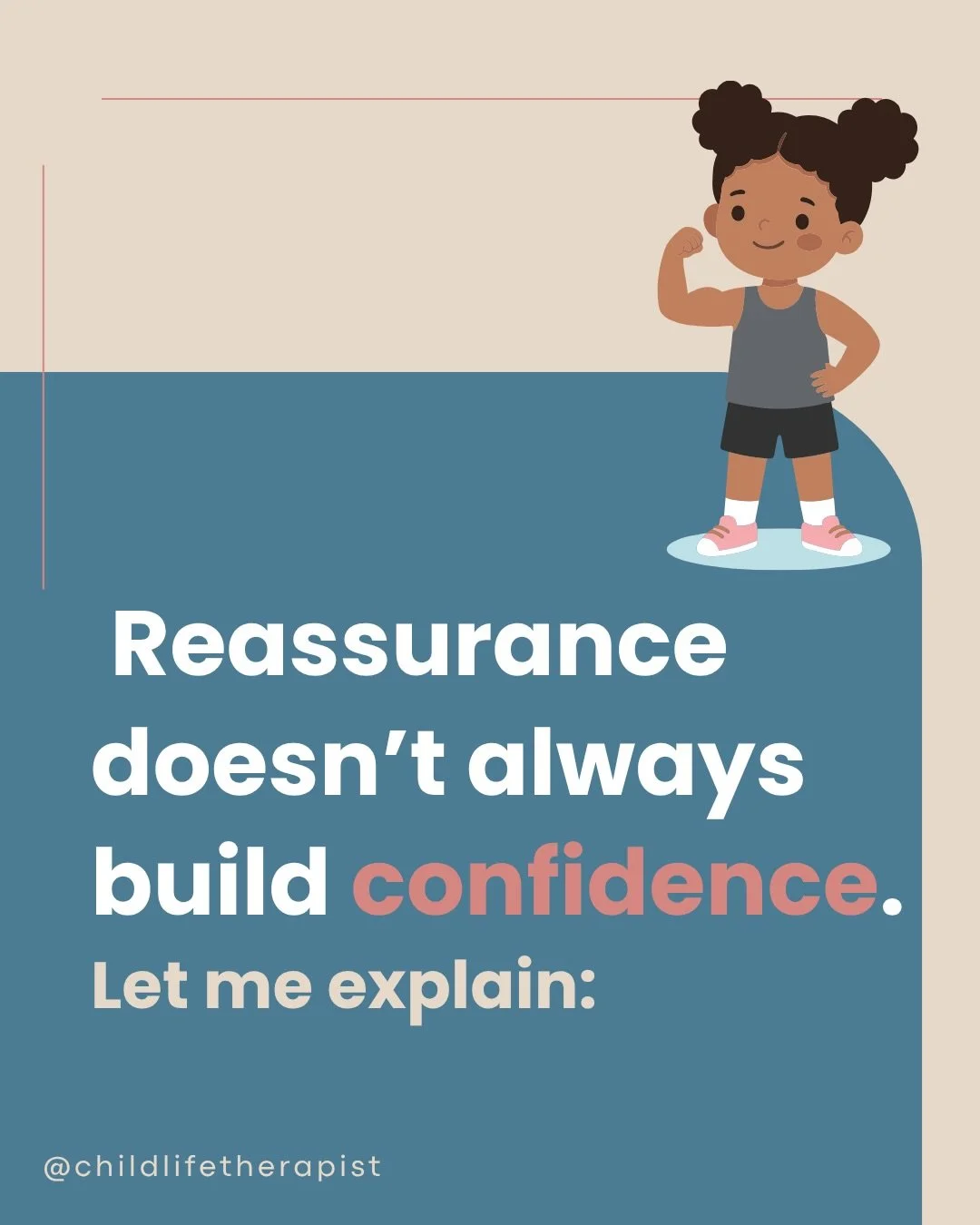 Parents and kids can easily get into a loving pattern of reassurance seeking and reassurance giving.

But sometimes, that pattern creates more dependence and less confidence.

The goal is to help kids build the skills to navigate uncertainty and unco