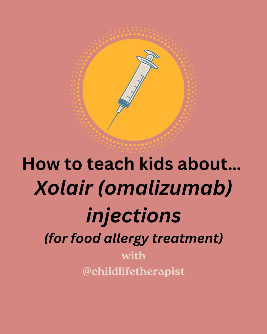 Over the past several months, many of my clients have started or considered Xolair injections as part of their food allergy treatment. 

Supporting kids and families with Xolair injections means talking through expectations, involving kids, and creat