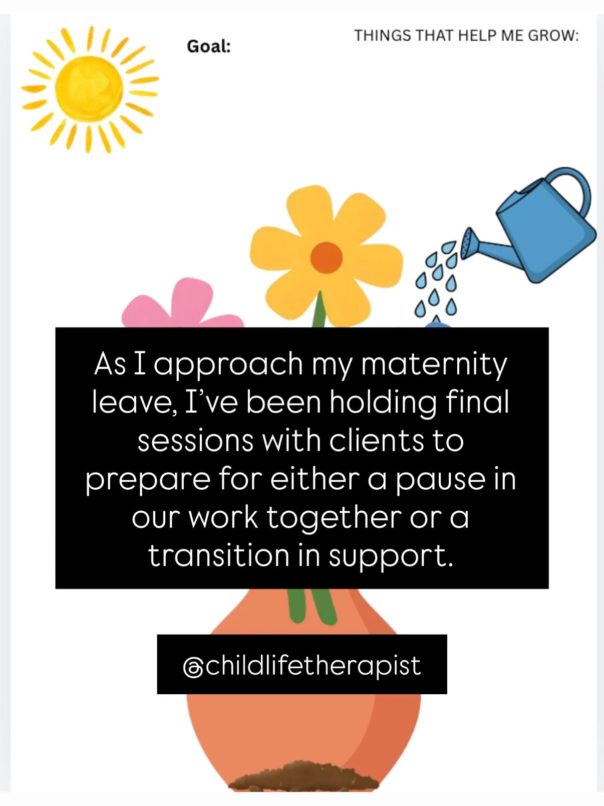 What an honor and privilege it is to watch my clients and families continue to grow. 🌱

Taking a pause doesn&rsquo;t come lightly when you&rsquo;ve built such meaningful relationships and care so deeply about the people you work with.

As I prepare 