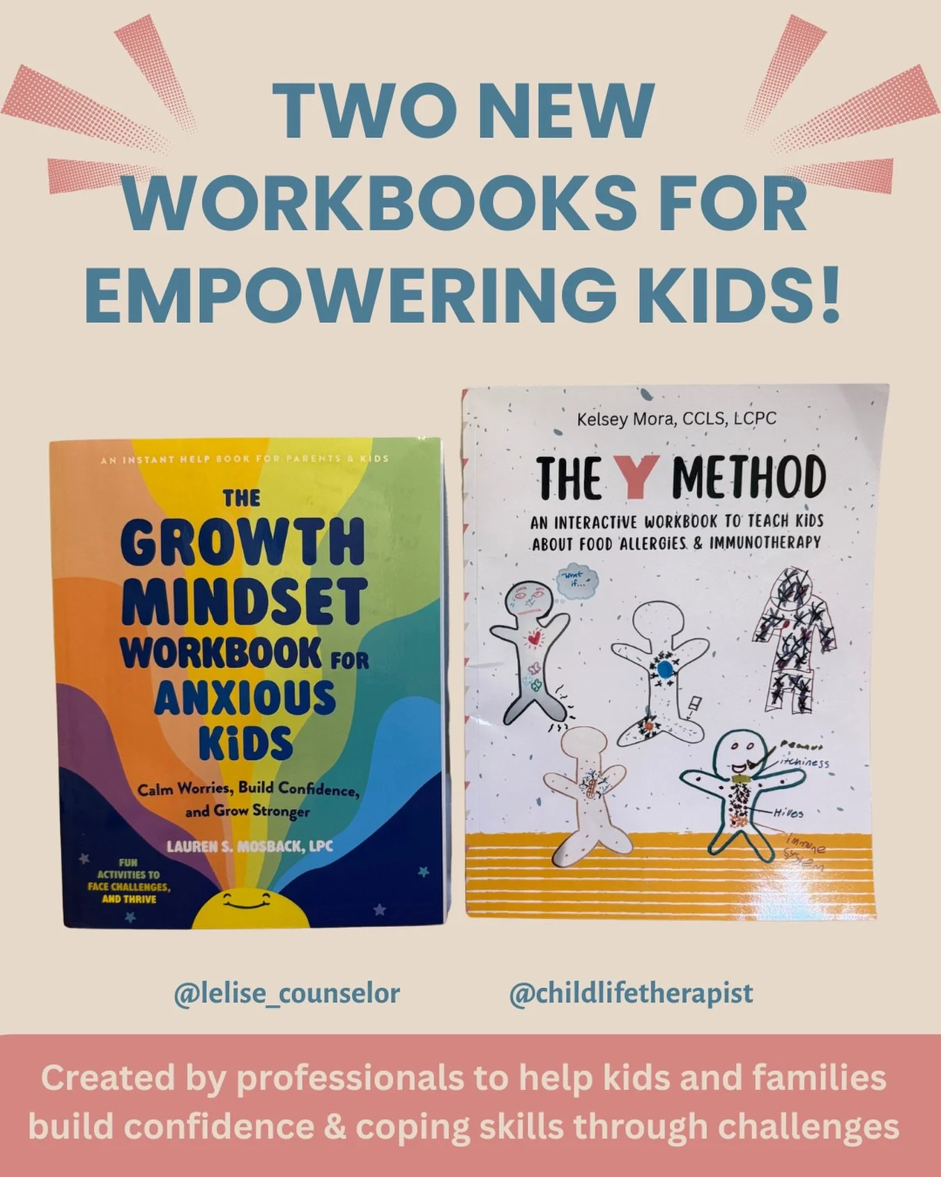 If you know me, you know I love a great workbook. 

That&rsquo;s why I&rsquo;m so excited about @lelise_counselor new growth mindset workbook. 

And it pairs so nicely with my workbooks to teach kids about cancer and food allergies. This post feature