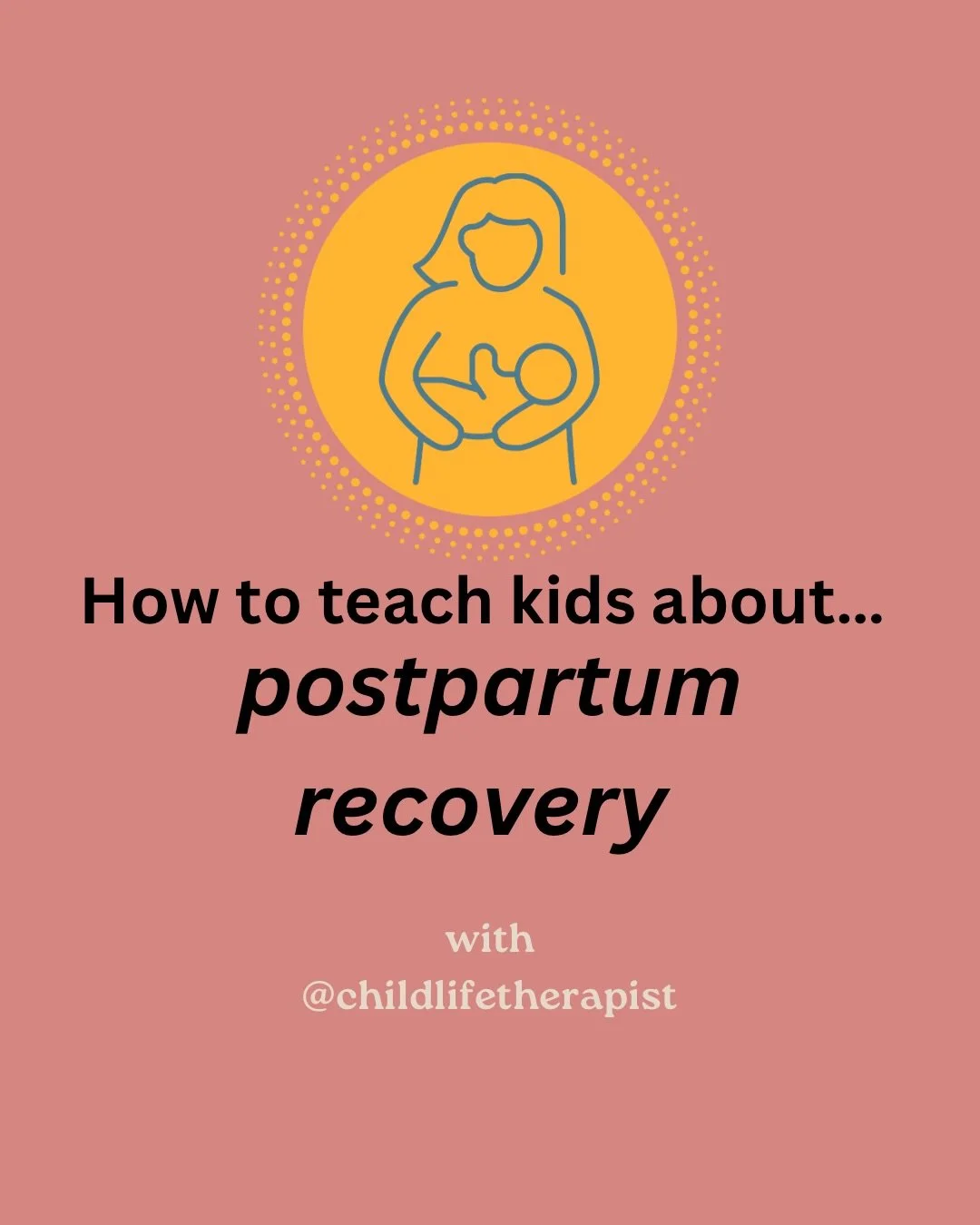 Postpartum recovery isn&rsquo;t just an adjustment for the person who gave birth. It can be an adjustment for the whole family.

Since welcoming our third baby, I&rsquo;ve been reminded just how curious kids are. (And how helpful my husband is! 😅) 
