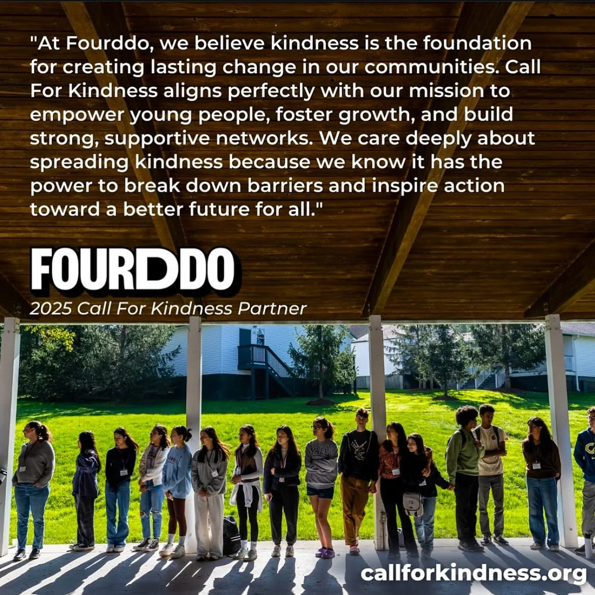 Fourddo is proud to partner with @RileysWayFoundation to share their Call For Kindness, which offers young changemakers (ages 13-23) the chance to participate in a dynamic Leadership Development Fellowship and win up to $5,000 in funding for a projec