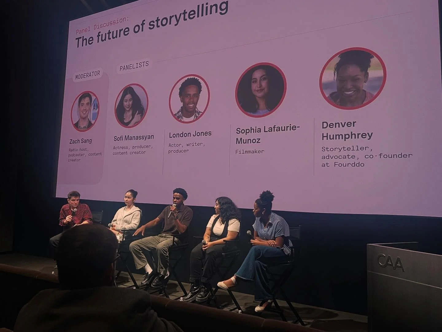Thank you to @scholarsandstorytellers, @youngstorytellers, @nationalresearchgroup and @creativeartistsagency for the opportunity to be part of Evolving Childhood, Emerging Voices Panel! 🌟

Loved sharing the stage and connecting with @zachsang, @soph