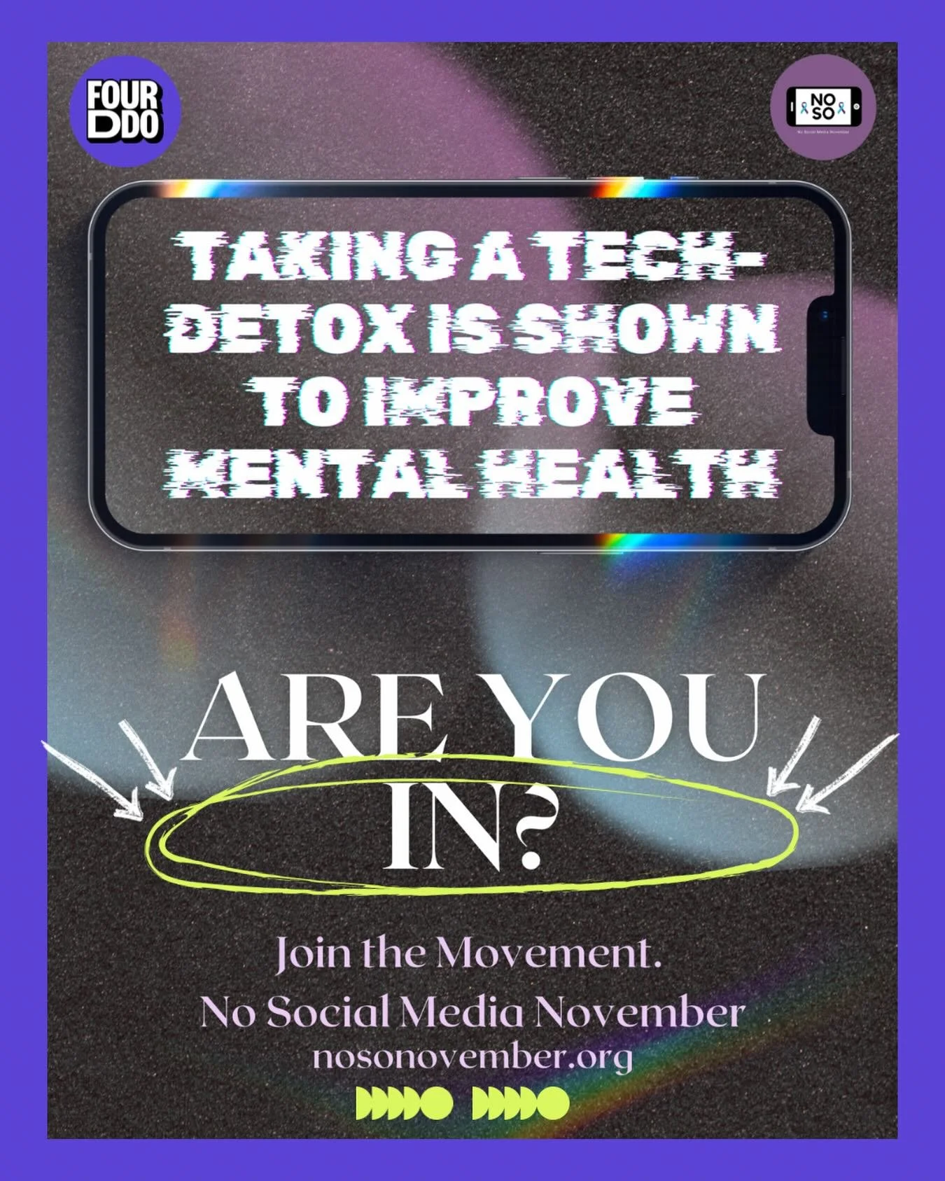 Fourddo is stepping offline for the holiday szn and honestly, we can&rsquo;t wait. From Nov 24 to Dec 1, we&rsquo;ll be doing everything except scrolling: losing card games to younger cousins, burning cookies, taking winter walks with besties, and la