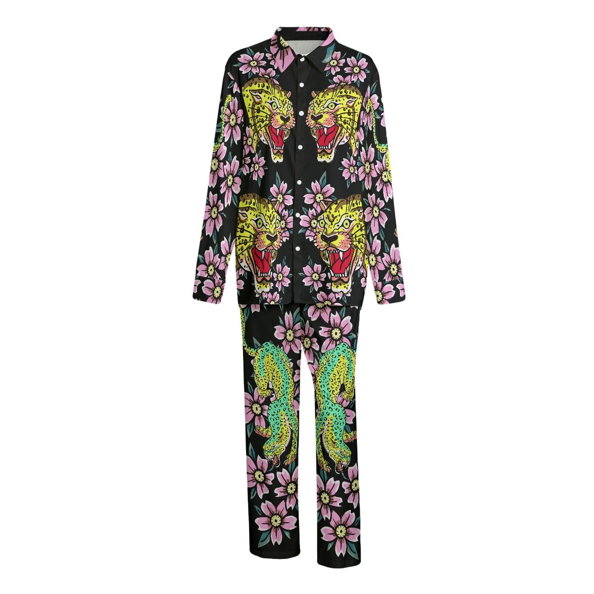 Leopard Silk Set