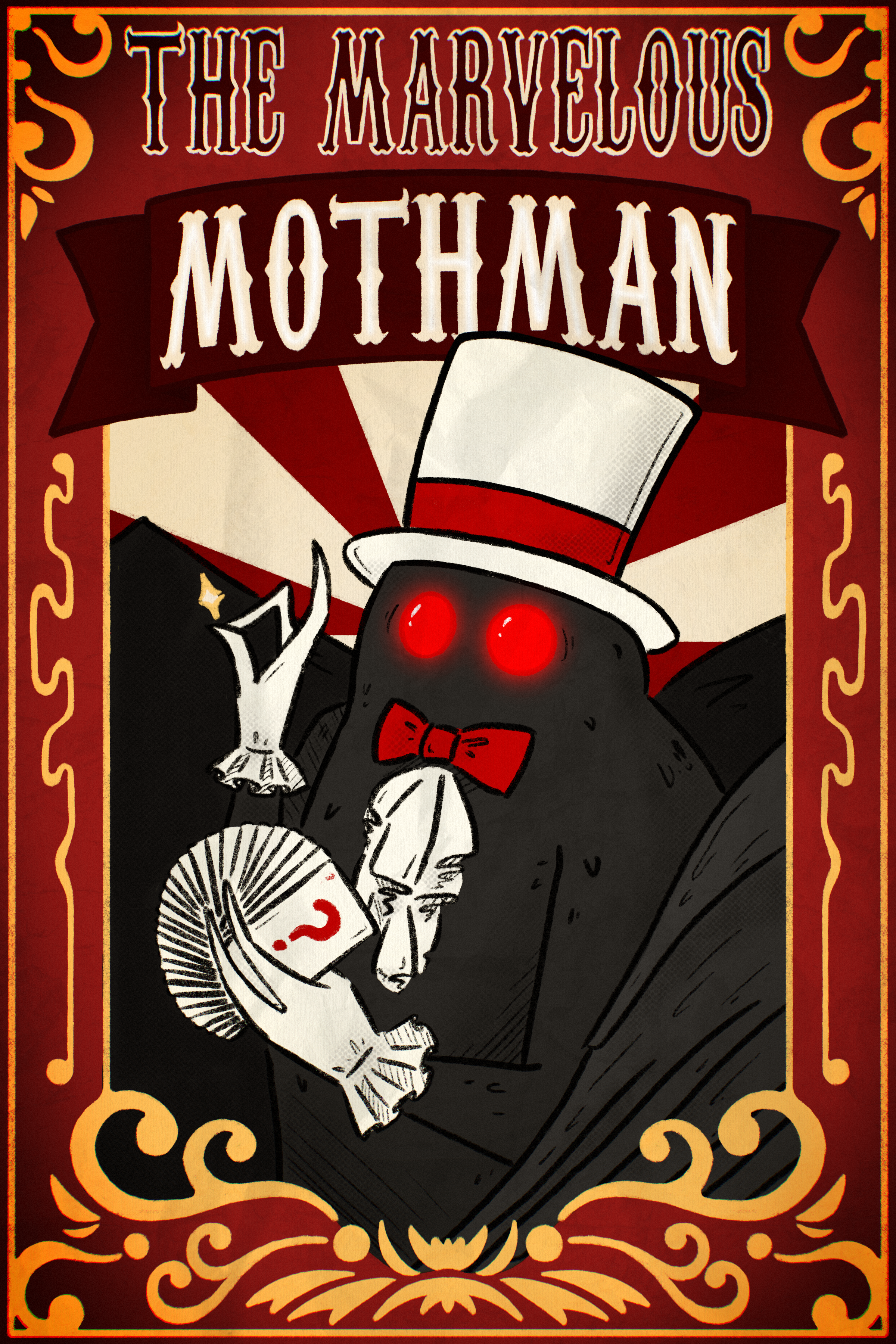 Cryptid Carnival - Mothman, Digital, 2023