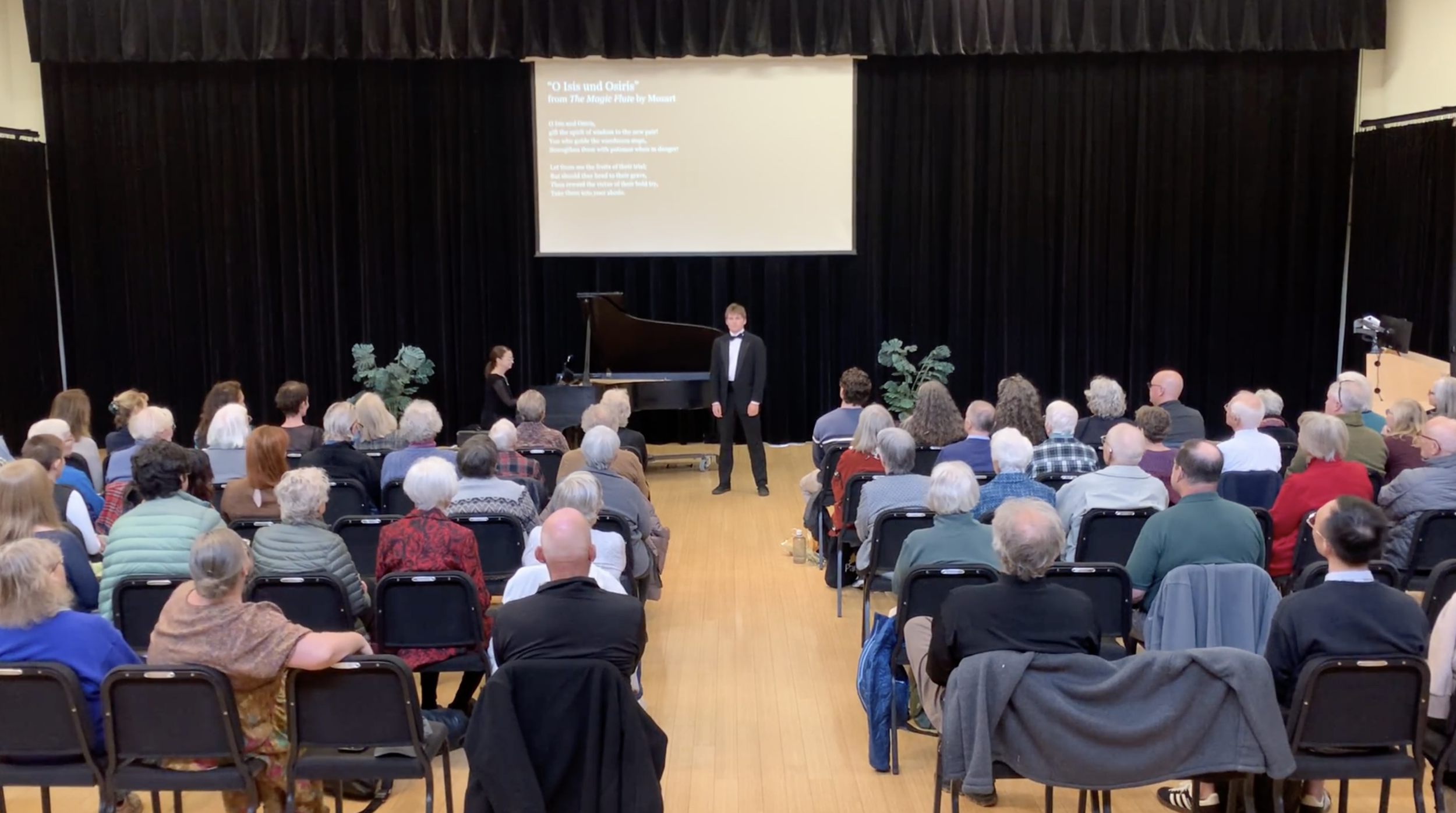 OperaBend performance at Willie Hall