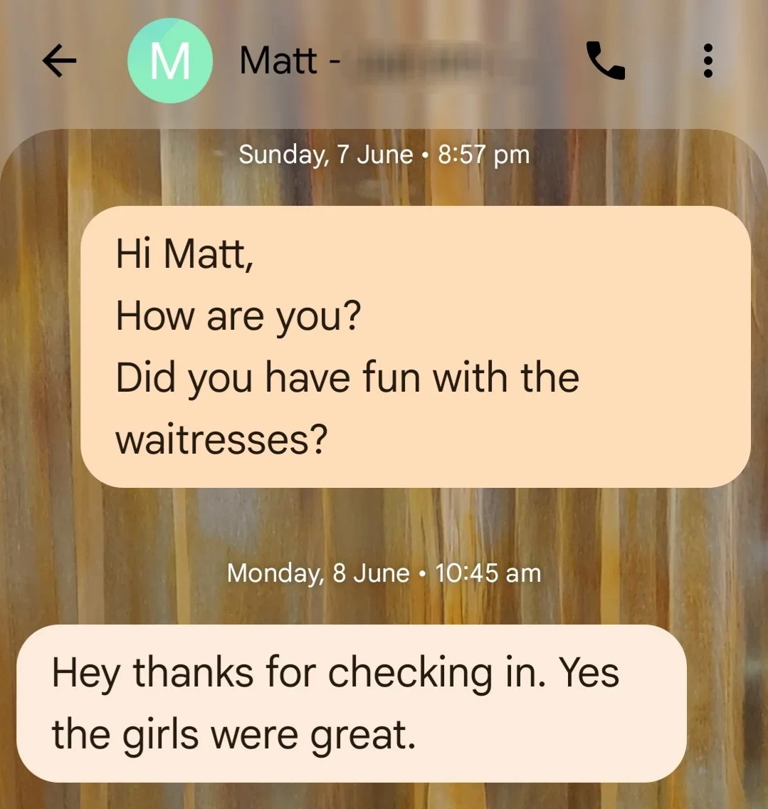 great client review for topless waitresses byron bay Miss honey's agency