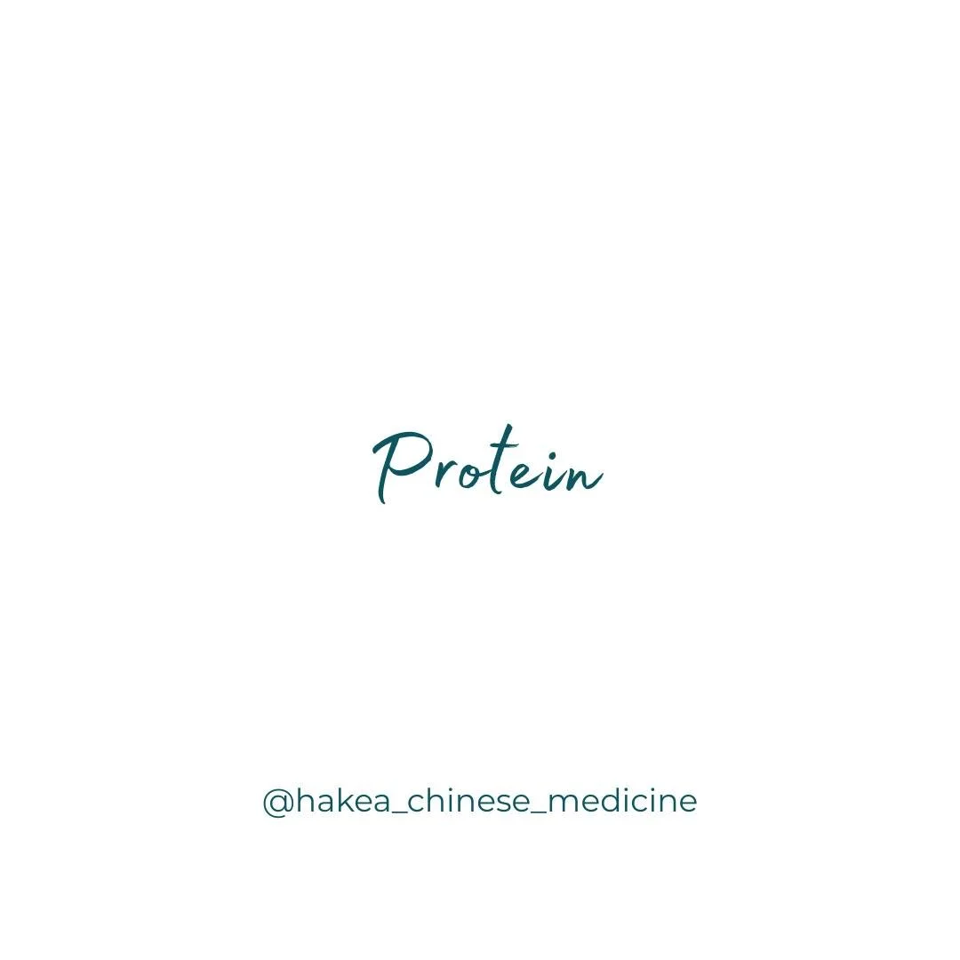 Protein is the building block of Qi (our basic life force) and Blood. Protein is an anchor - eating sufficient protein will help you feel grounded, satisfied and truly replenished. Not eating enough protein is common, and our busy lives often get in 