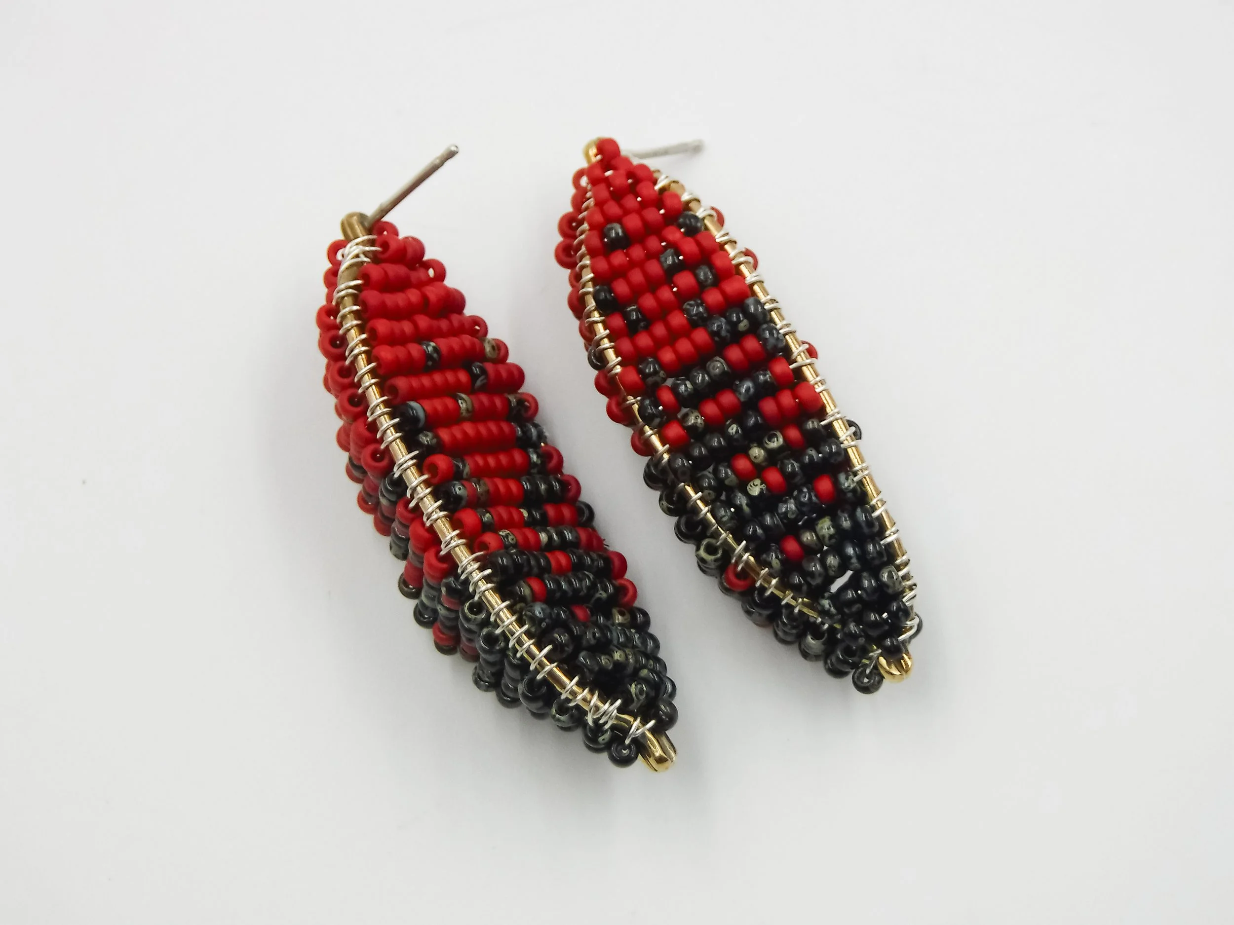 Gradient Beaded Earrings