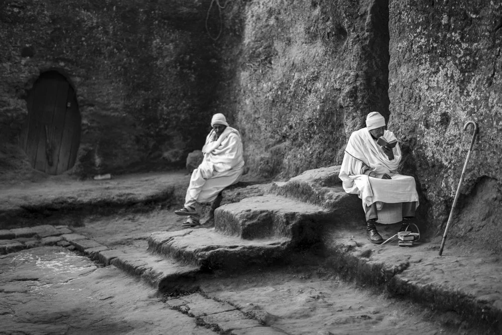 Pilgrams to Lalibela in Ethiopia can be found in prayer throughout the churches