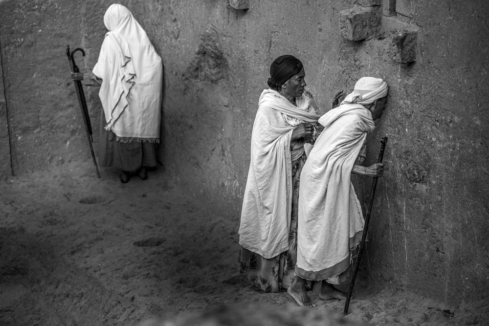 The churches themselves are powerful spiritual objects to the faithful, Ethiopia