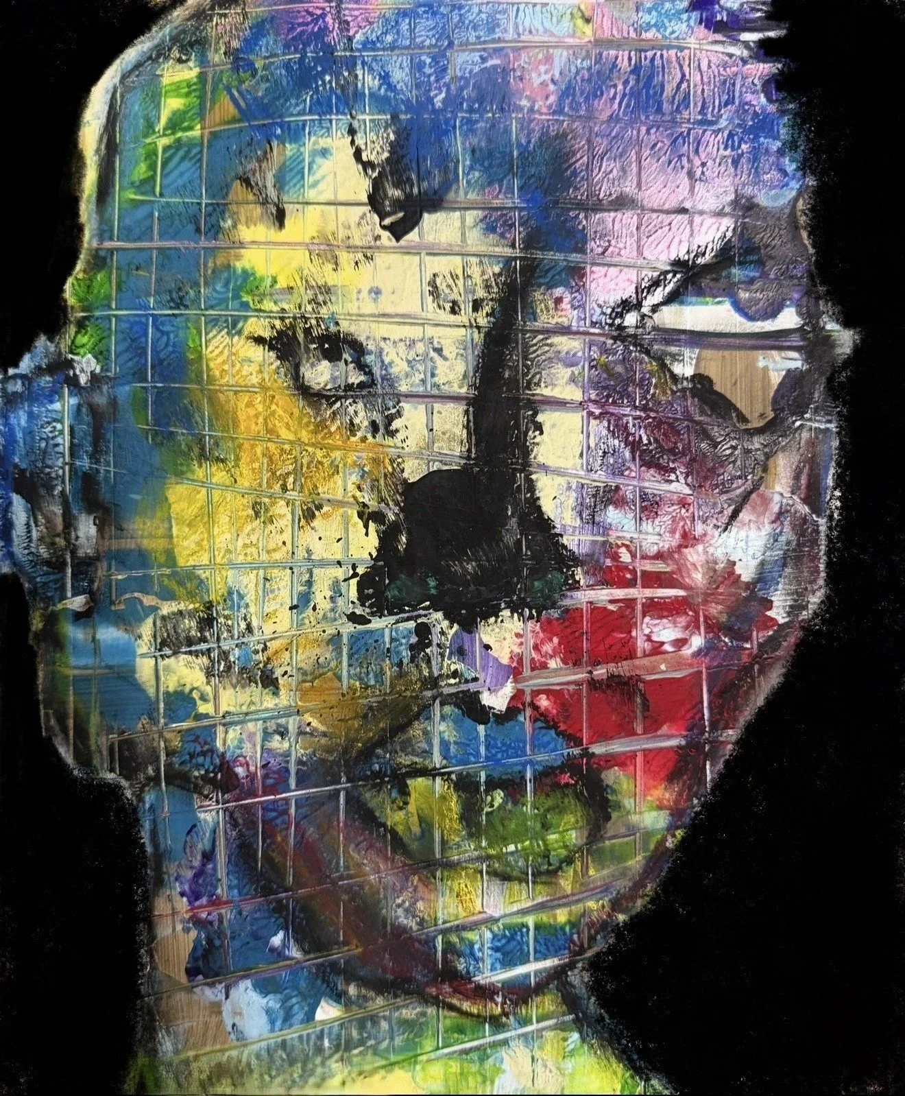 "Gentle On The Mental", 8in x 10in acrylic/mixed media on 120lb W/C paper, 2026