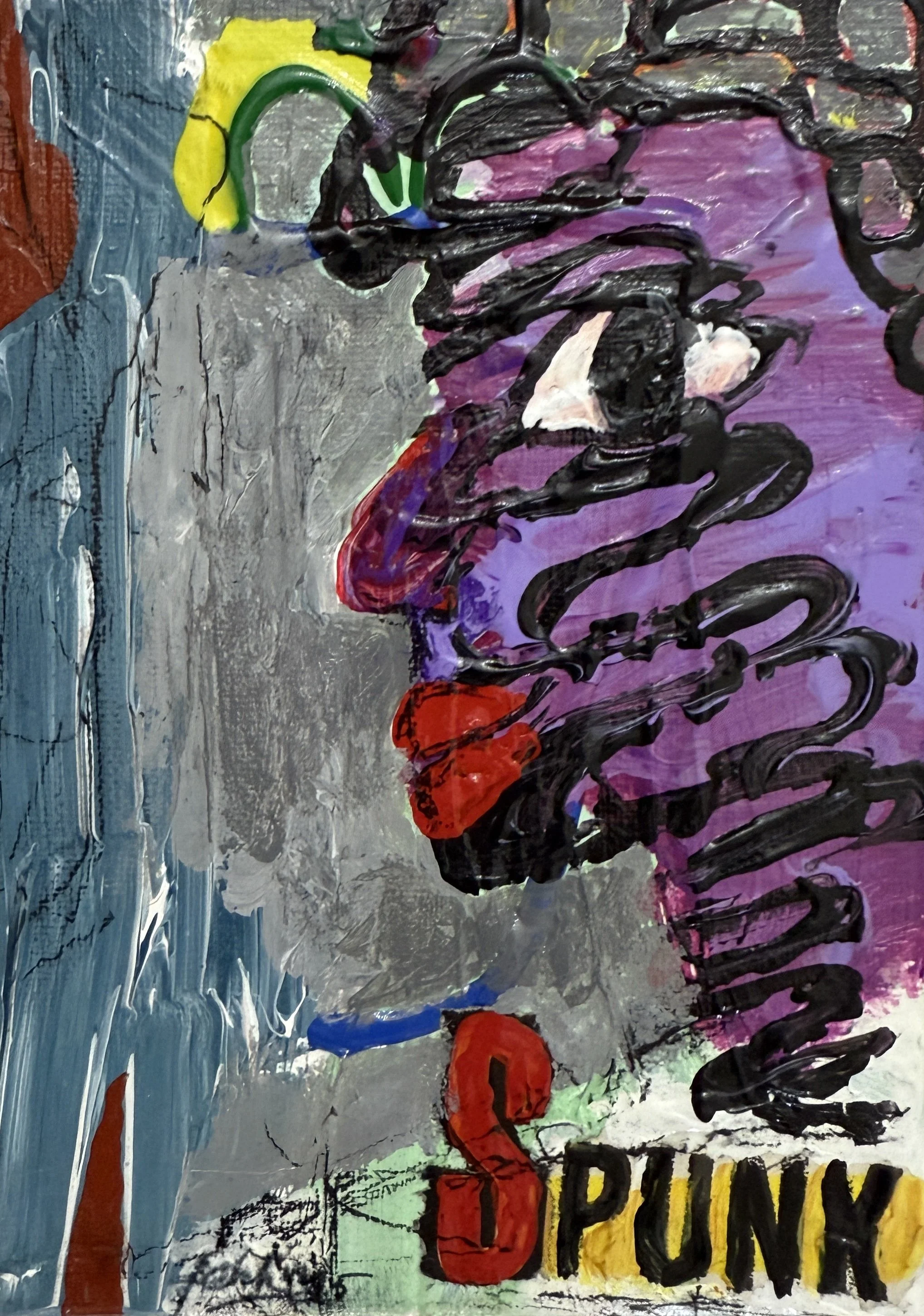 "Spunk", 8in x 10in acrylic on 120lb W/C paper, 2026