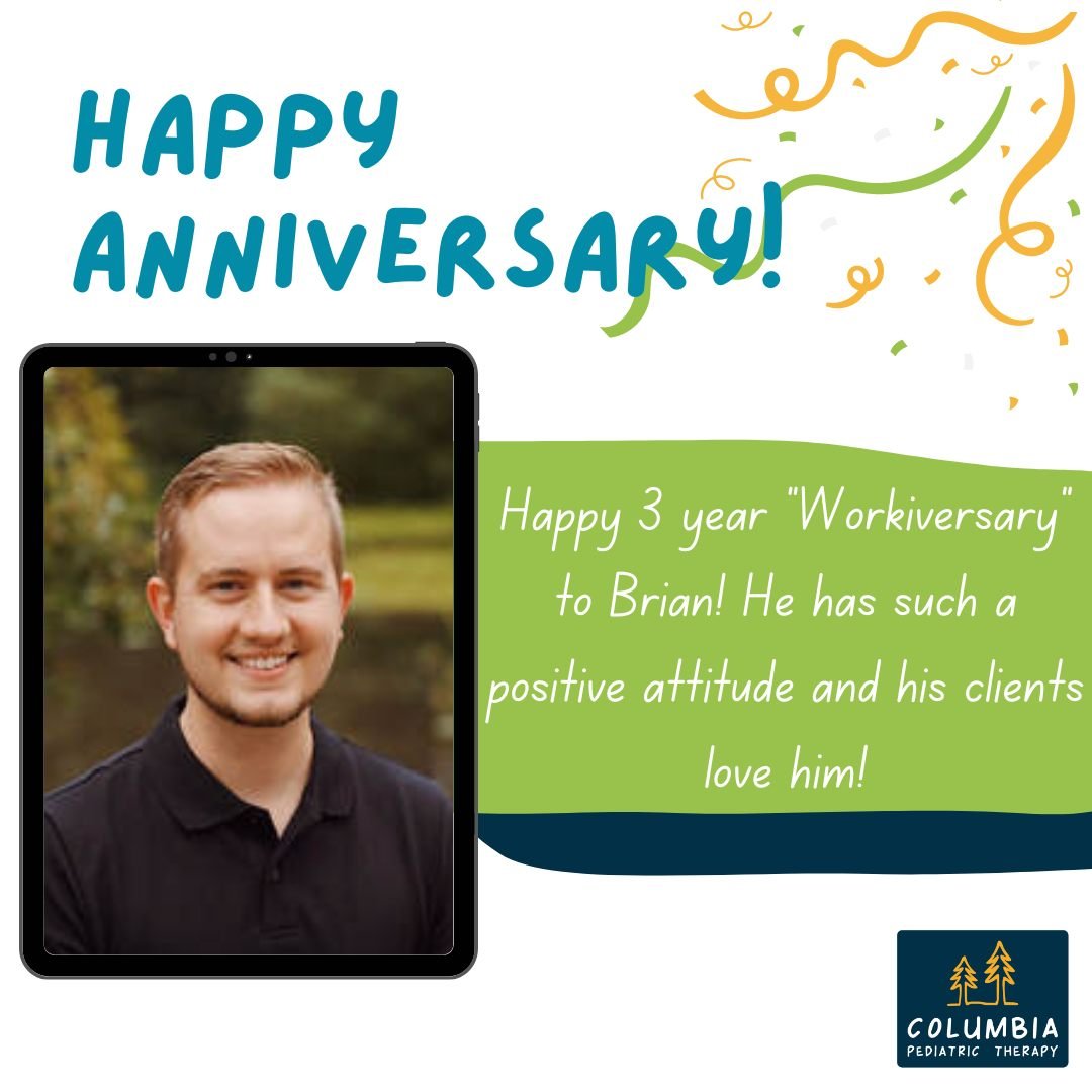 🎉🎈 Three cheers for our incredible Occupational Therapist, Brian! 🎉🎈 Today marks his 3-year workiversary with us, and we couldn't be more grateful for his dedication, passion, and unwavering commitment to our clinic and patients. Here's to many m