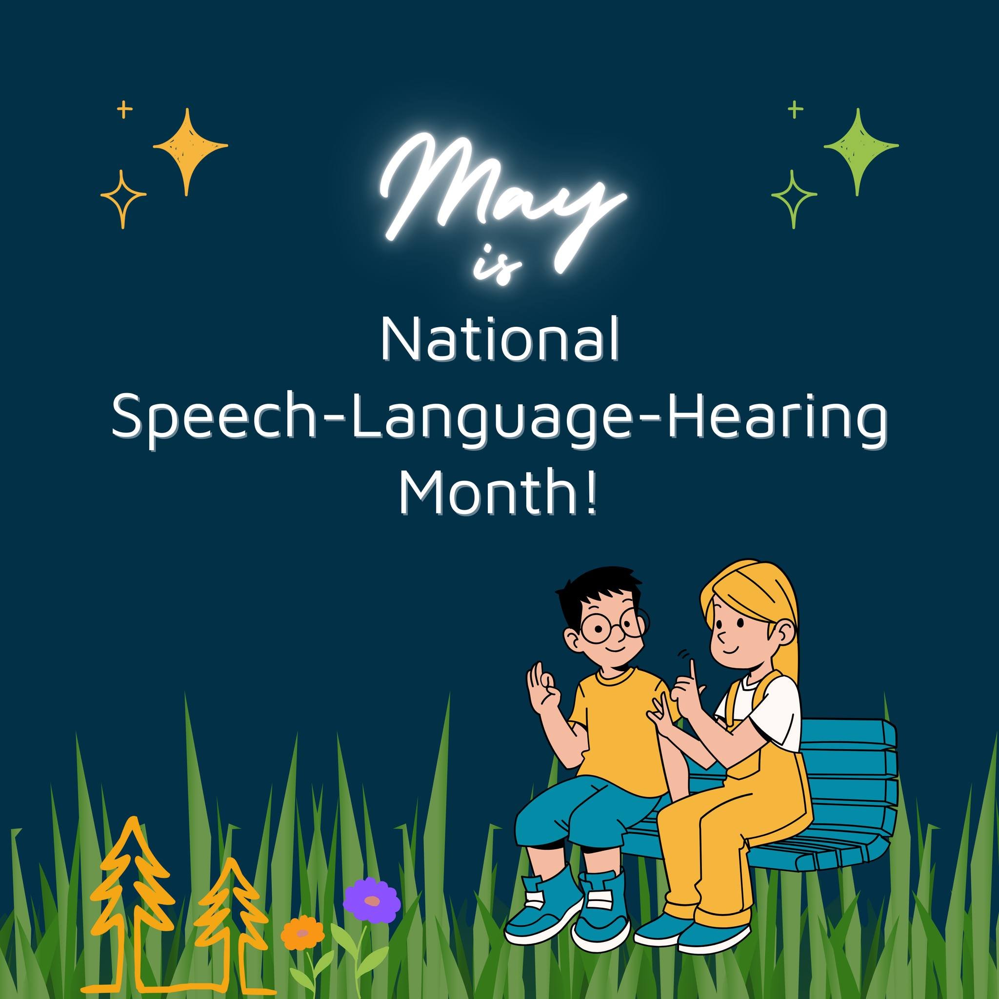 Each May, National Speech-Language-Hearing Month provides an opportunity to raise awareness about communication disorders and the role of ASHA (American Speech-Language-Hearing Association) members in providing life-altering treatment. 🗣️
.
During t