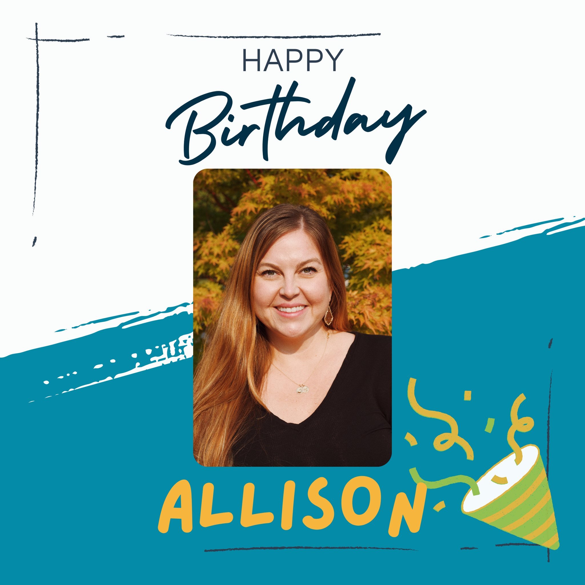Happy Birthday, Allison! Your dedication as a speech-language therapist has brought countless voices to life, making the world a better place one word at a time. 🎉🎈
