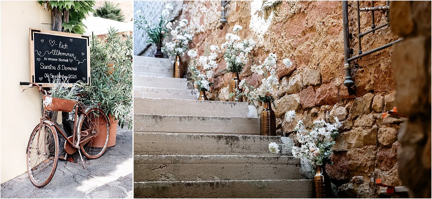 Innenhof Alten Weingut am Maxbrunnen