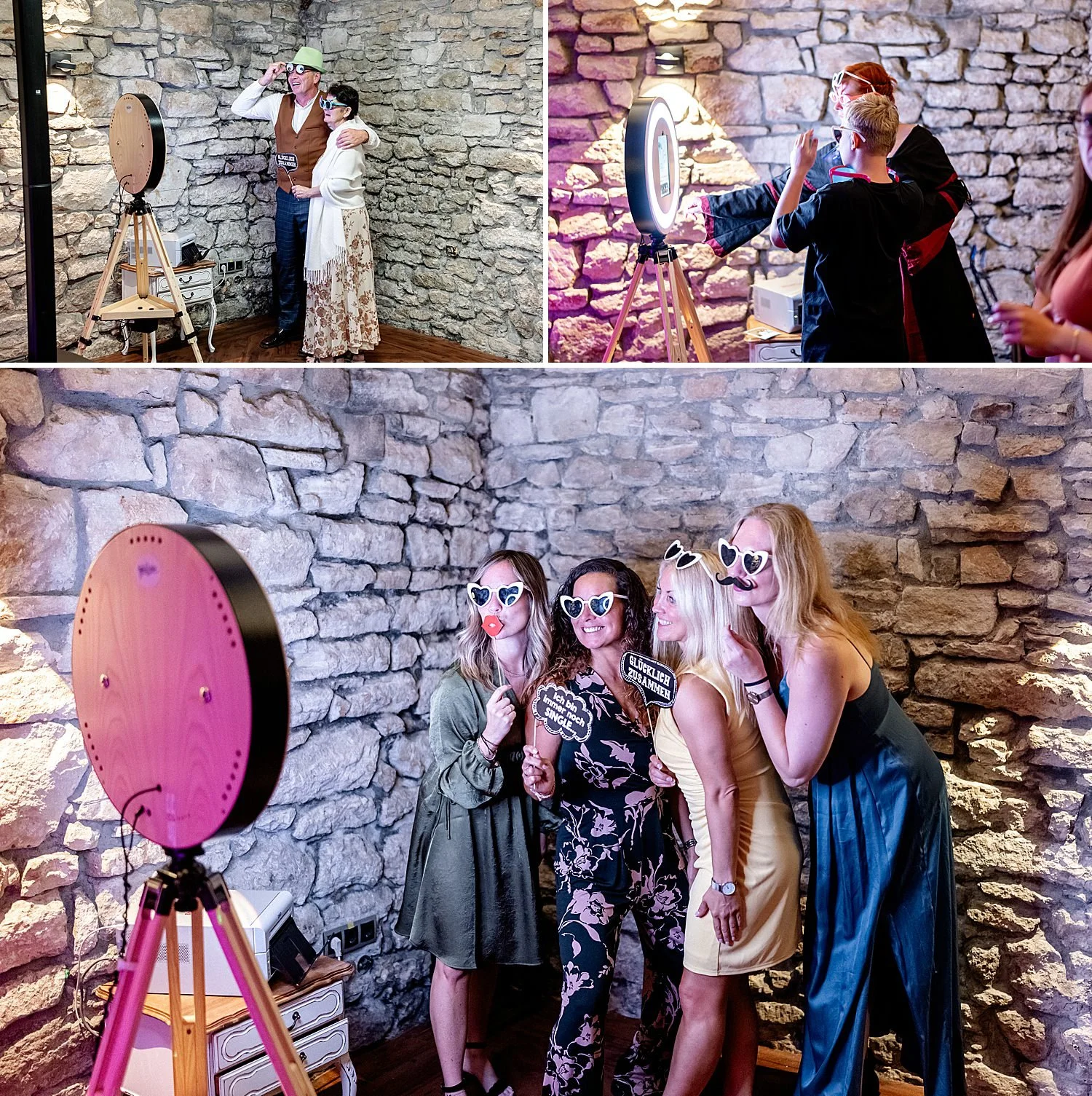 Abendstimmung im Innenhof, Weingut am Maxbrunnen