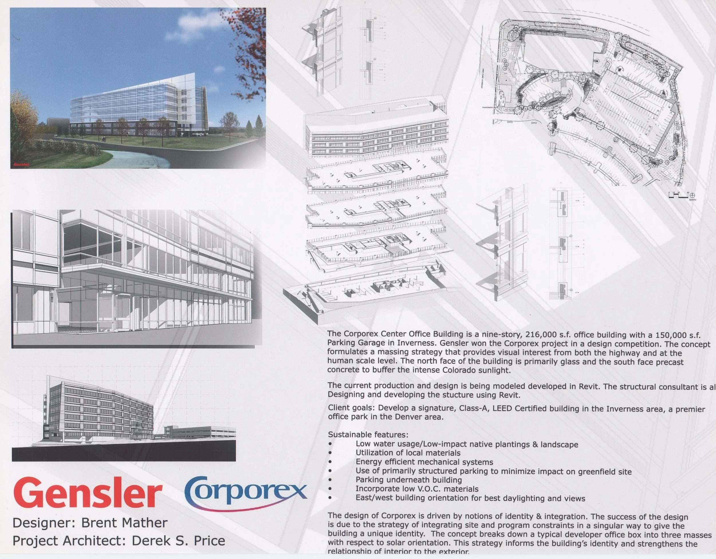 188 Inverness - Office - Gensler - Role: Project Lead, responsible for coordinating all team members and consultants.