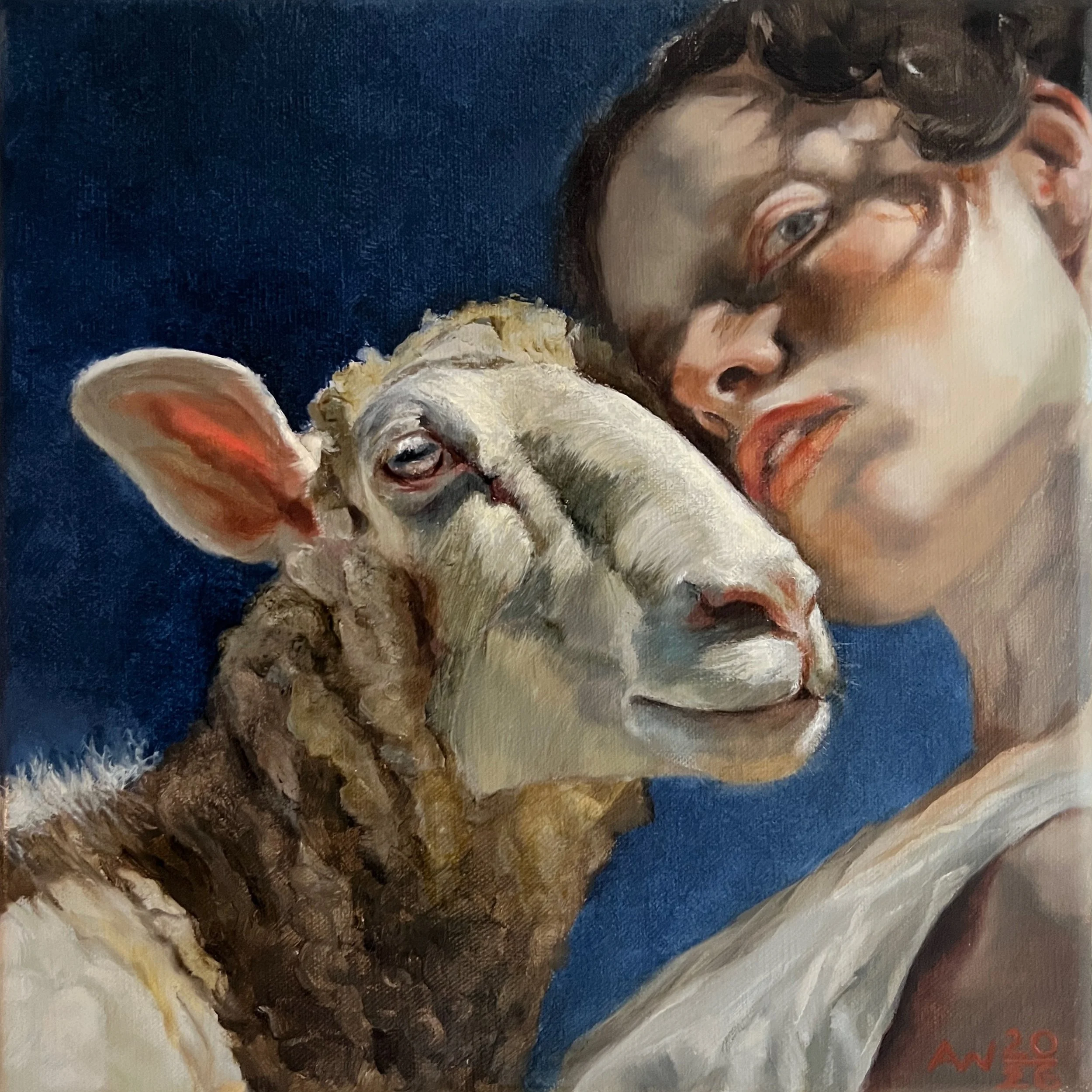 As If Nothing Were Missing | 30 x 30 cm | 12 x 12 inches | Oil on Linen | 2026 Available