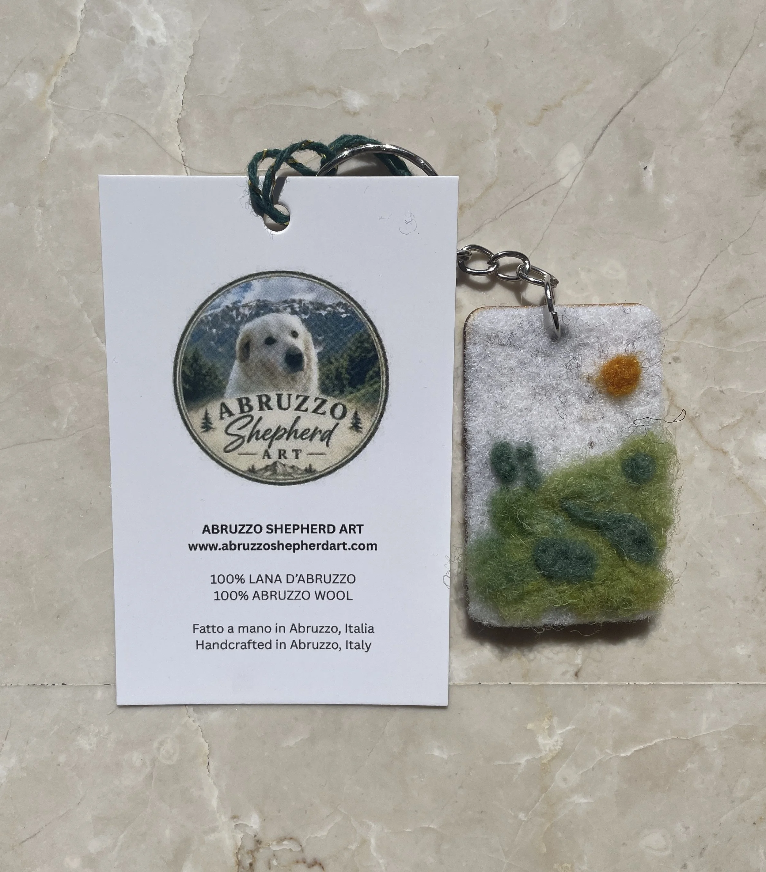 Vineyard keyring