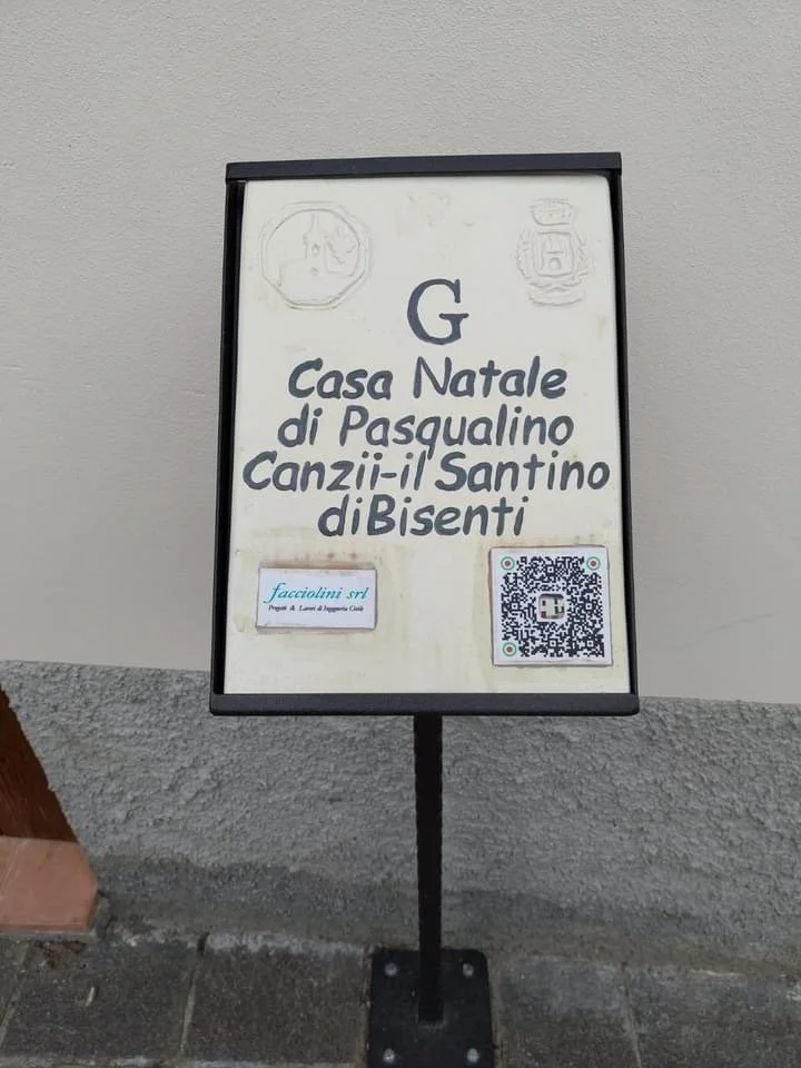 Sign on self guided walk