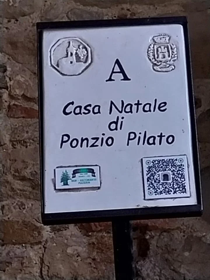 Sign on self guided walk