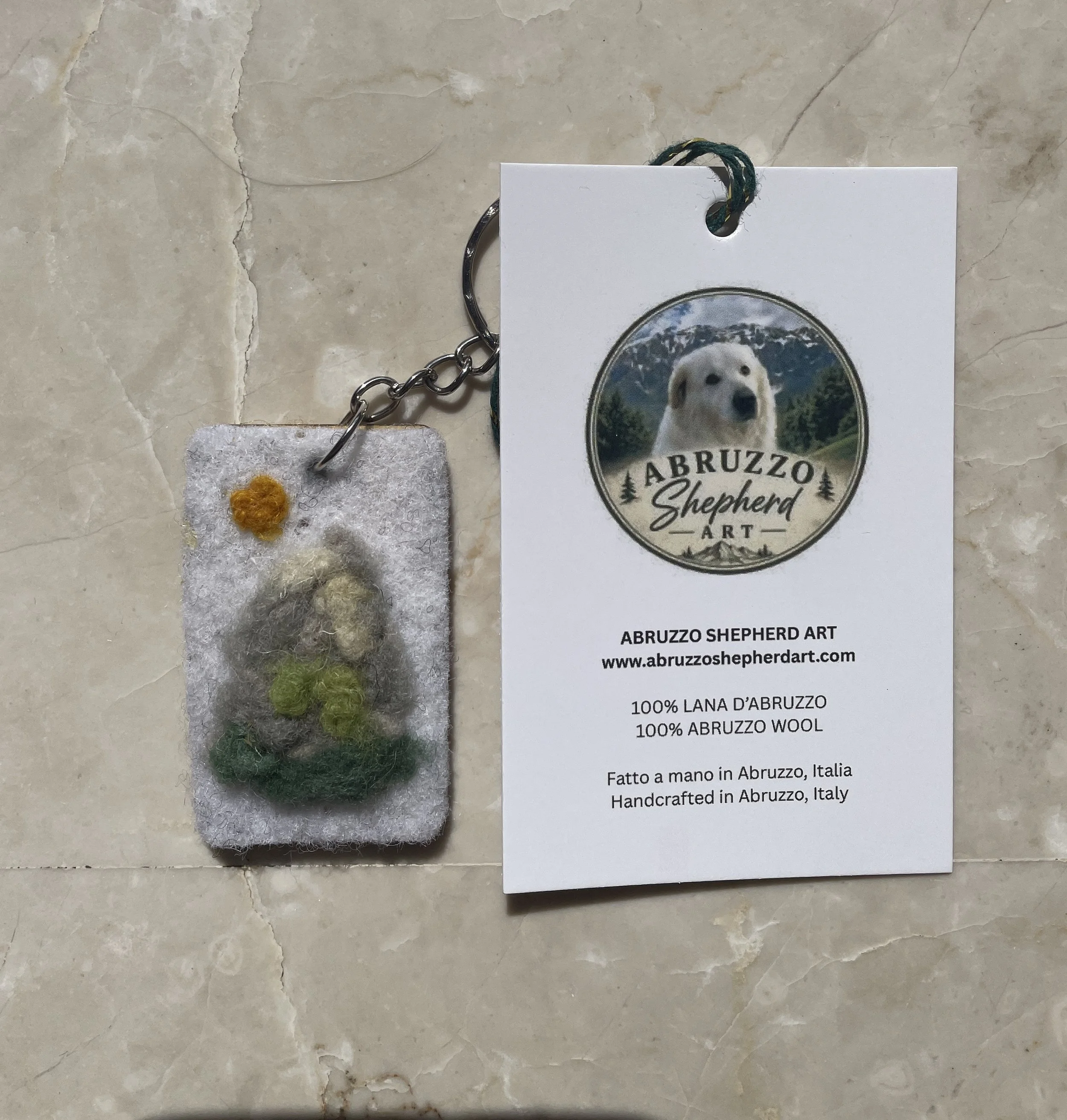 Mountain keyring
