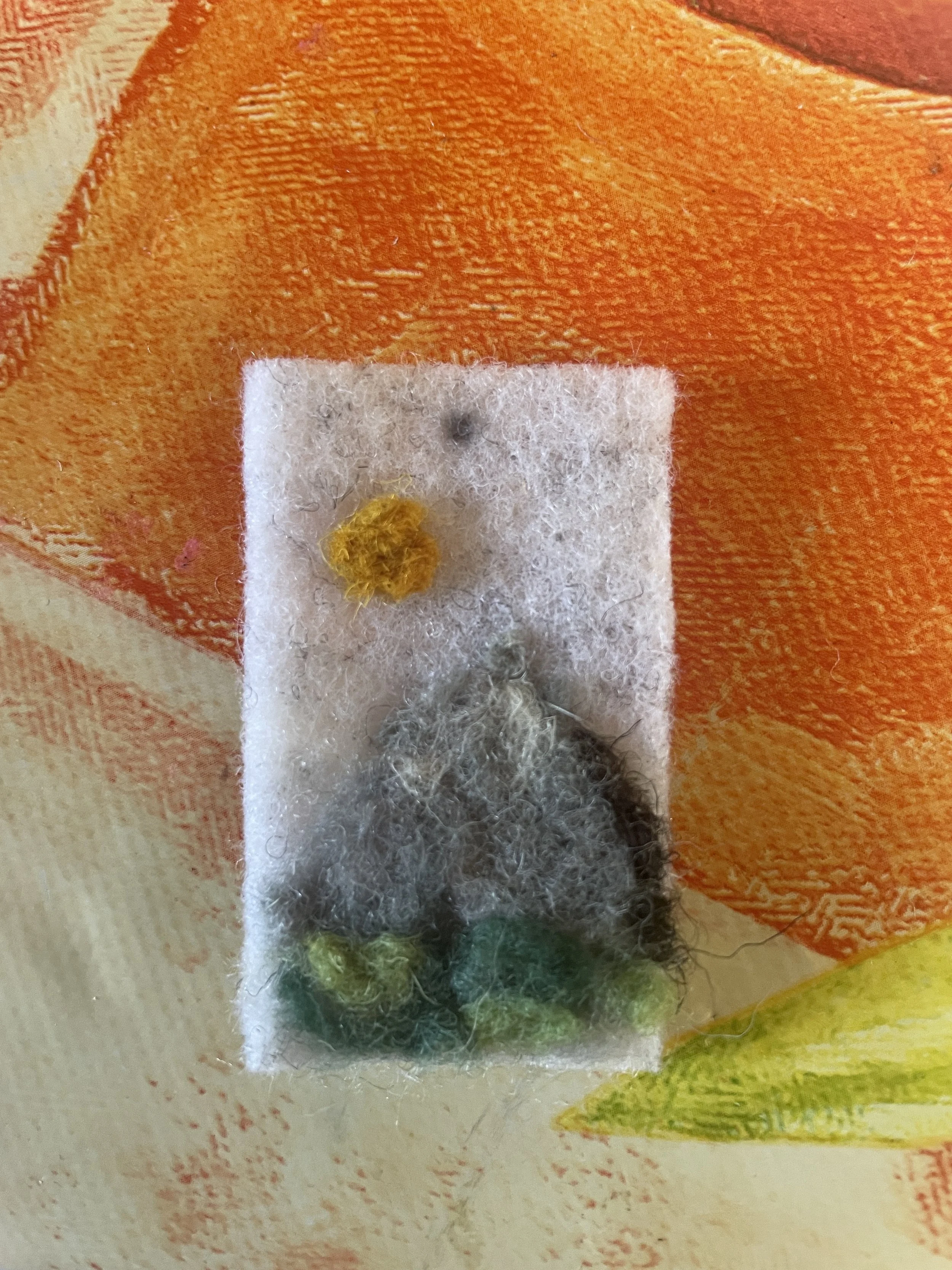 Mountain key chain