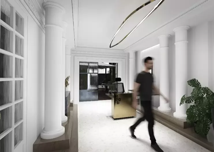 agencement bureaux haussmaniens