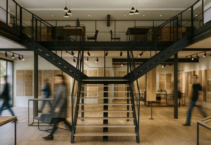 Aménagement de bureaux dans les environnements industriels (entrepôts, usines, showroom, sites de production)
