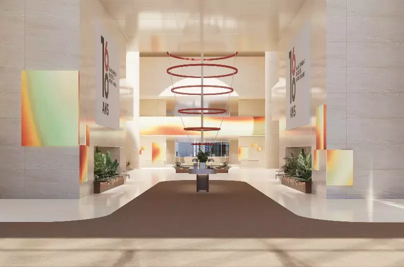 aménagement hall d'accueil entreprise