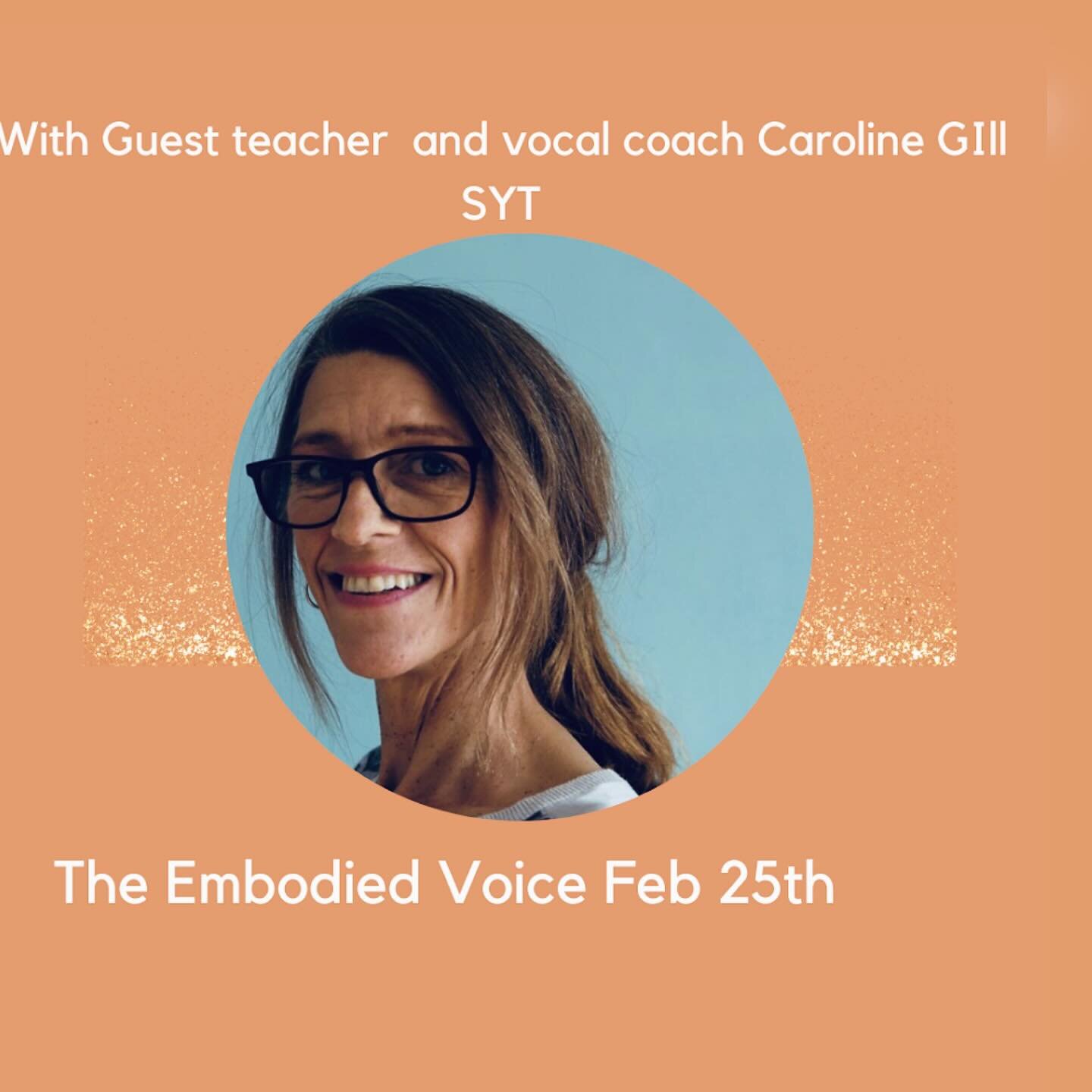 Introducing Caoroline Gill! She will be teaching a day of vocal practices for yoga Teachers on my upcoming mentoring programme! Caroline is a vocal coach, a singer, harmony vocalist and songwriter as well as being an established yoga teacher and trai