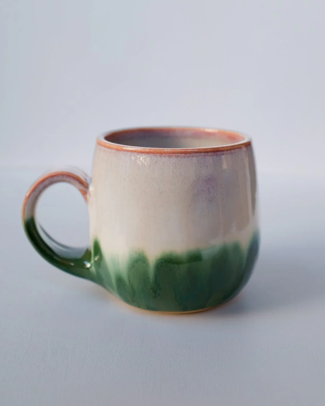 pink & green mug