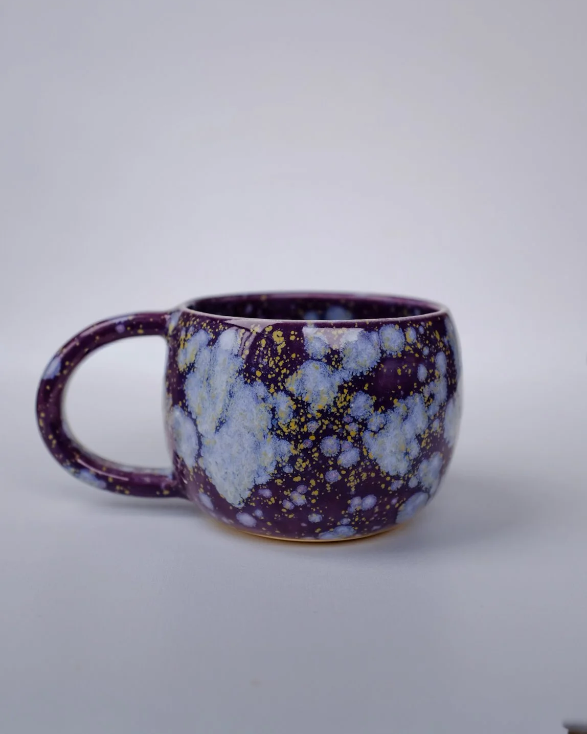 purple galaxy mug