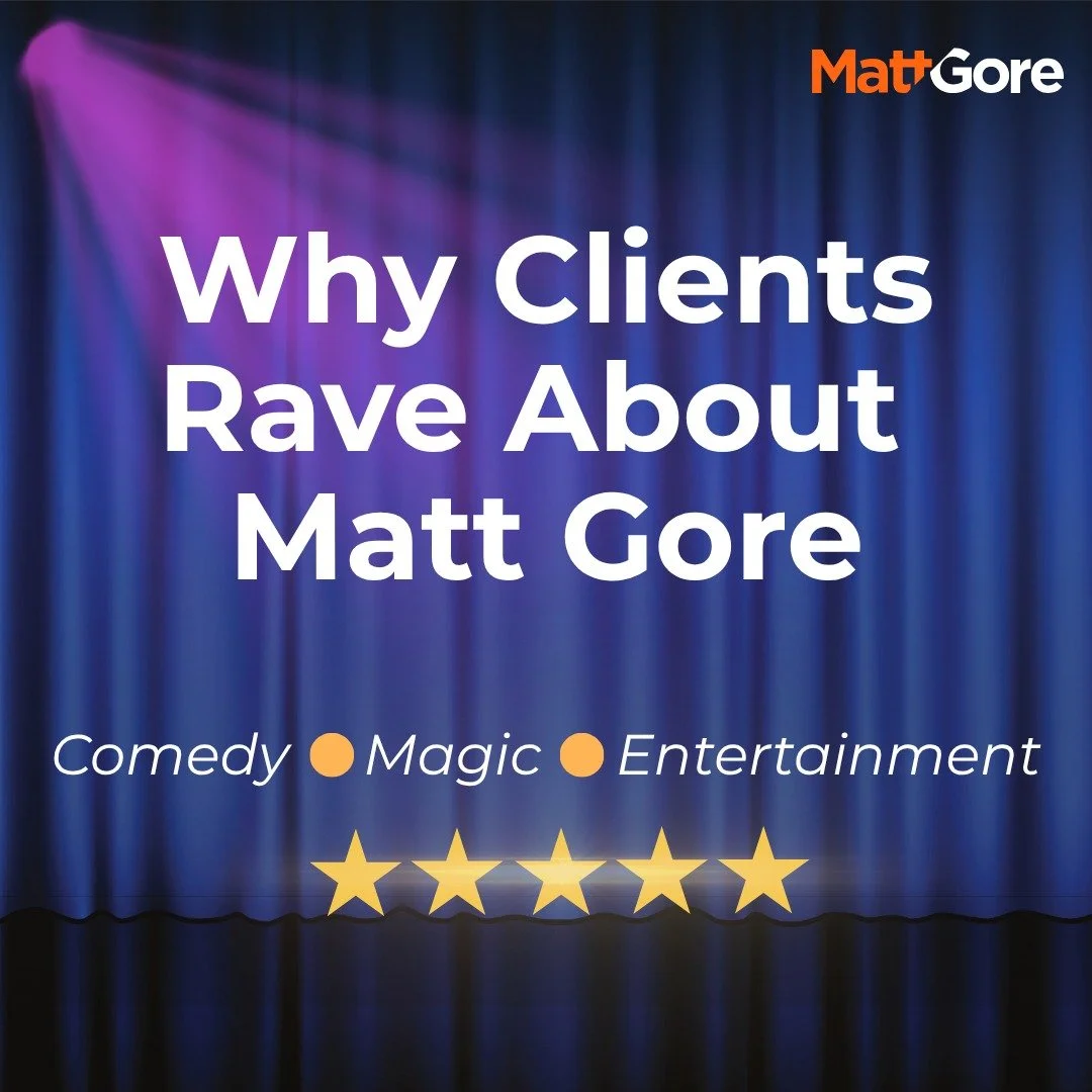 I&rsquo;m grateful to work with incredible companies, fundraisers, and private groups who trust me to bring energy, comedy, and unforgettable entertainment to their events.

The best part? Hearing the feedback afterwards, knowing I&rsquo;ve helped ma