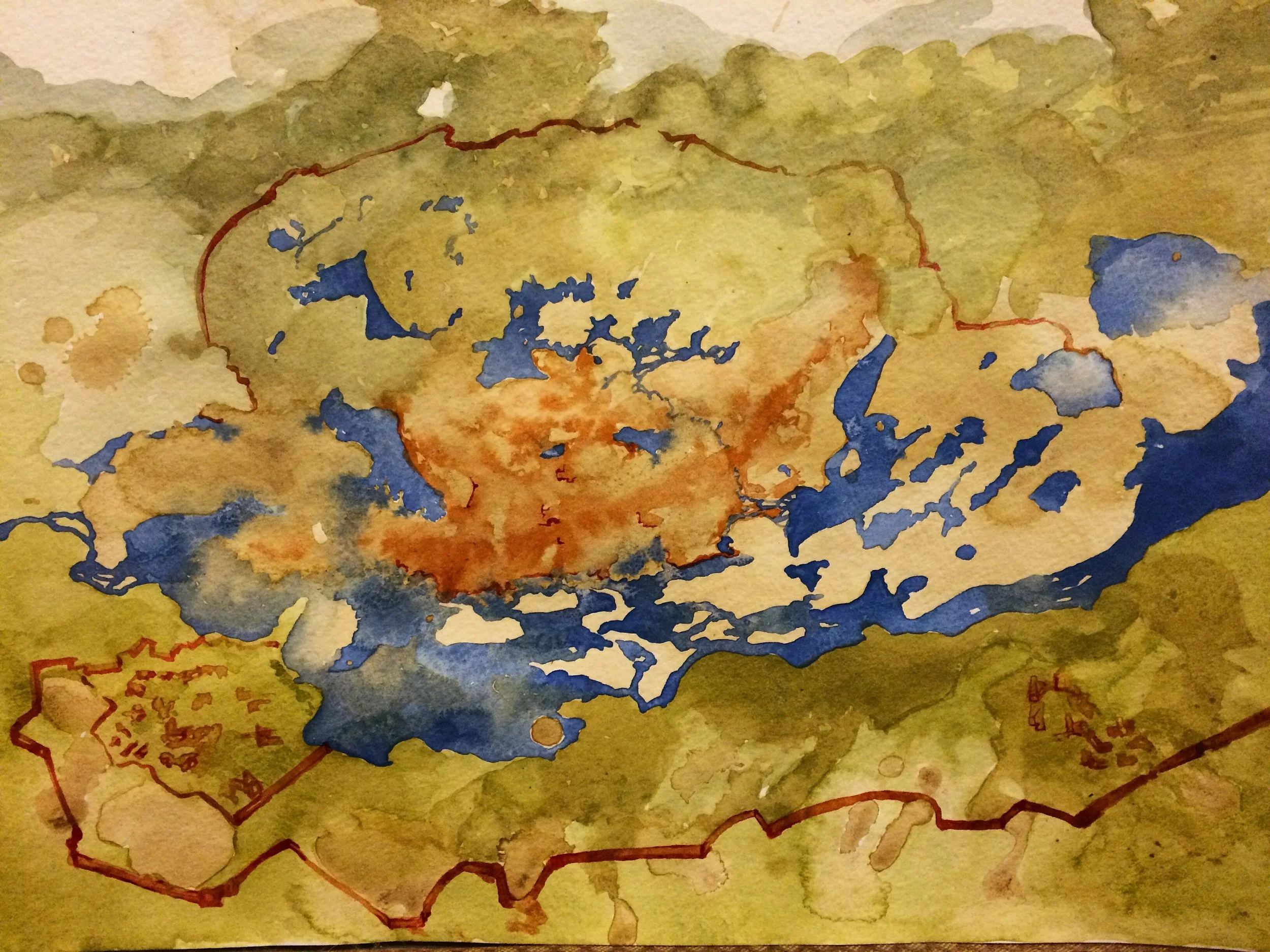 PAINT WITH US: MAPS OF IMAGINARY PLACES