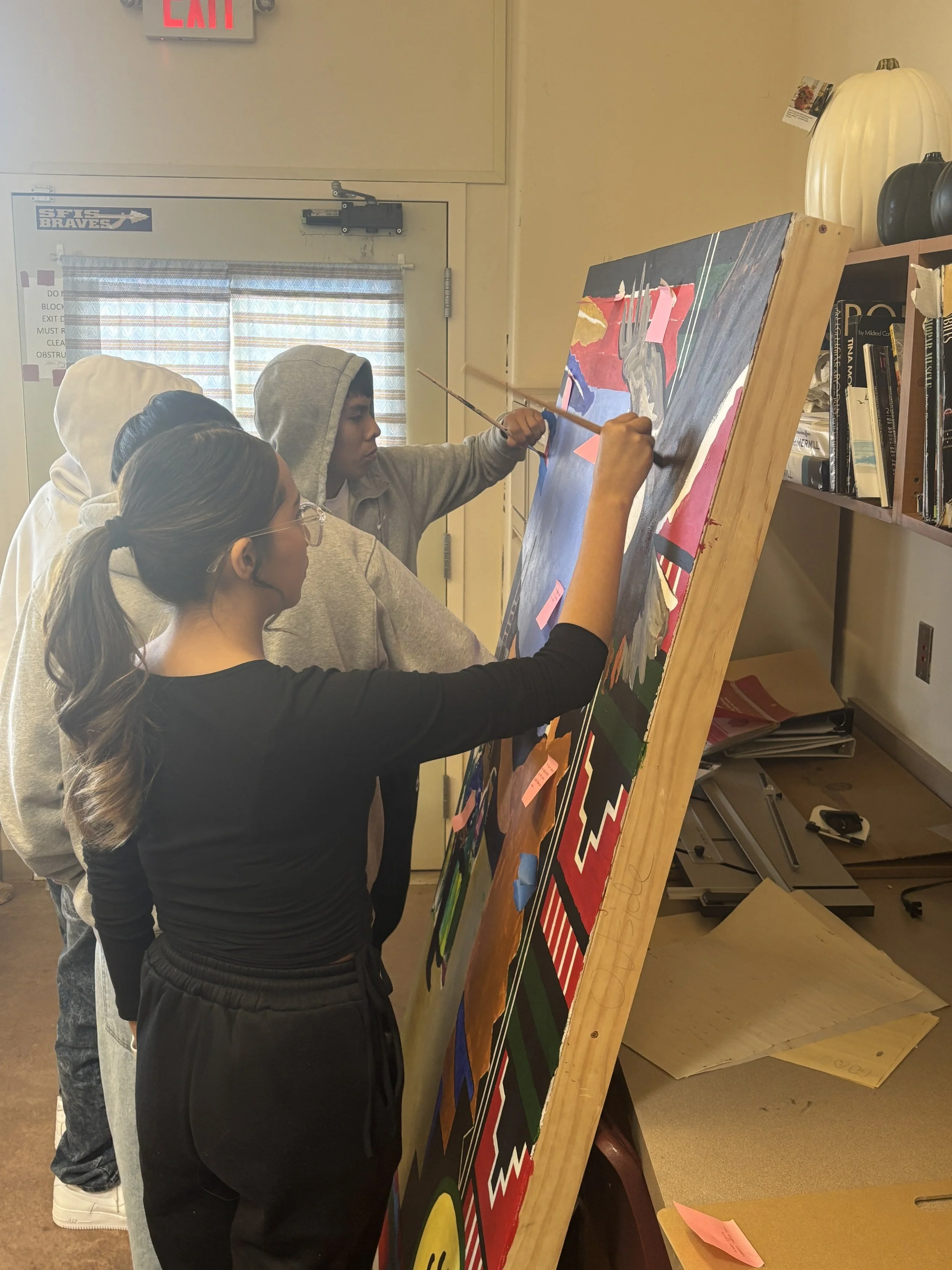 LOOK WITH US: ART CREATED BY SANTA FE INDIAN SCHOOL STUDENTS