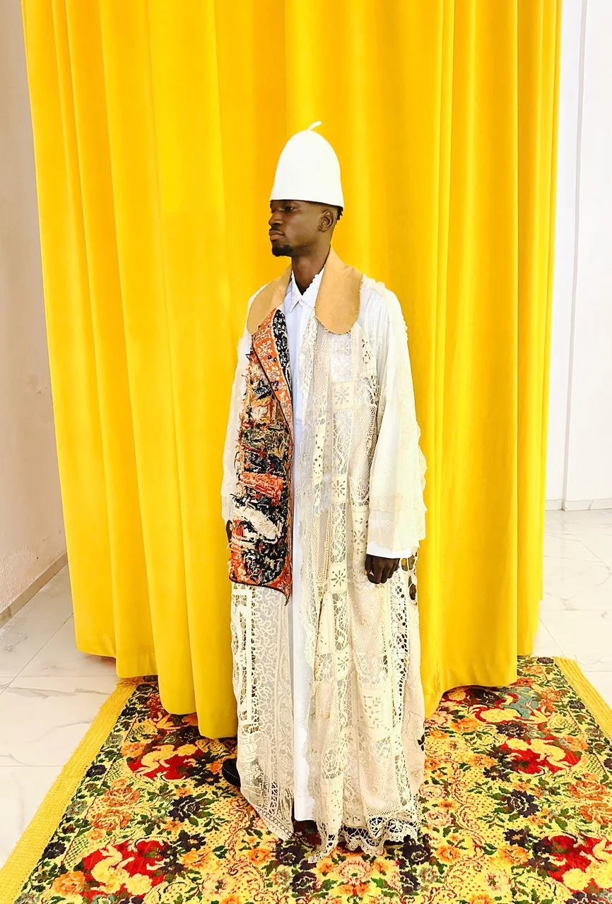 Tapestry Lace Long Coat