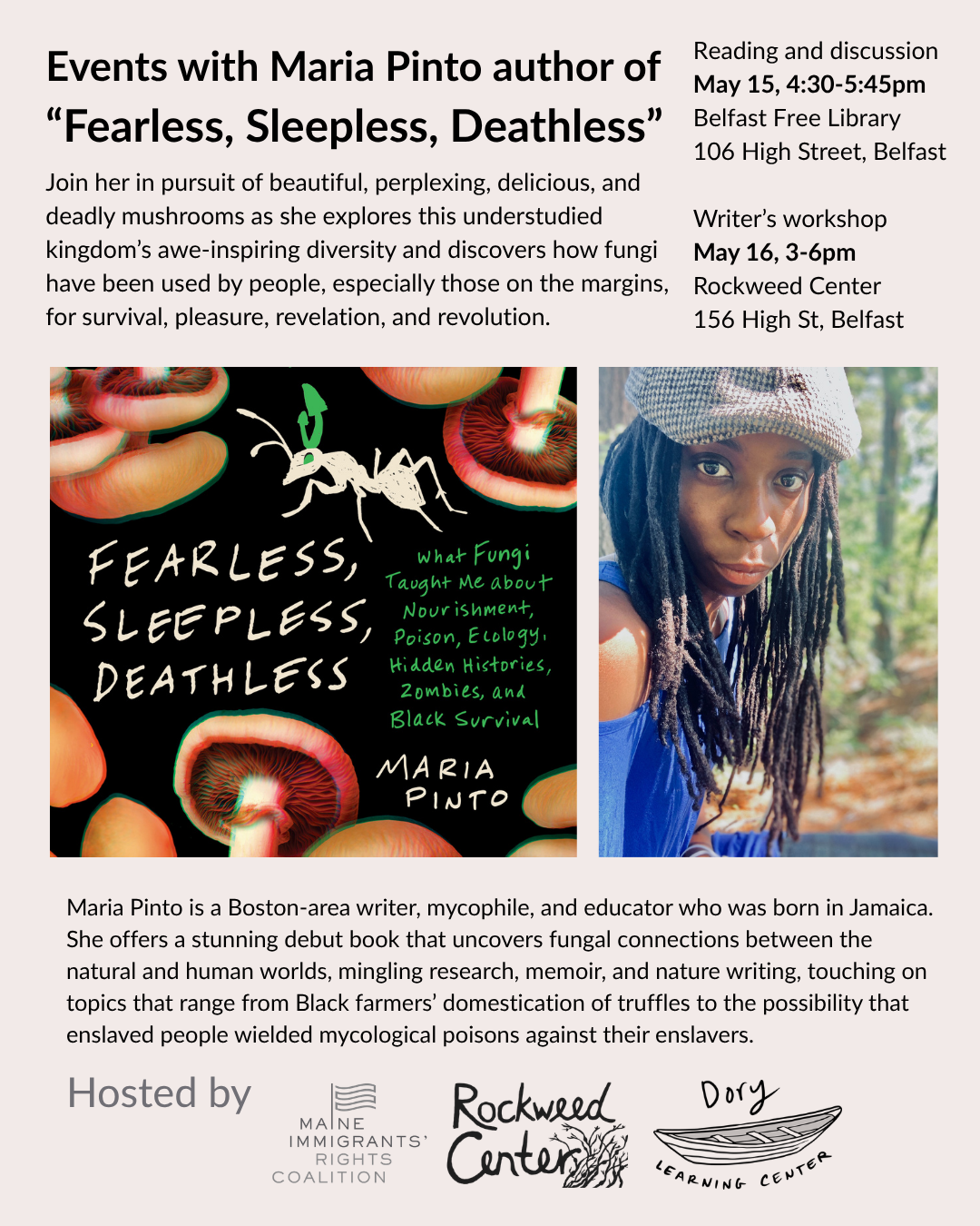 Writing Workshop with Maria Pinto
