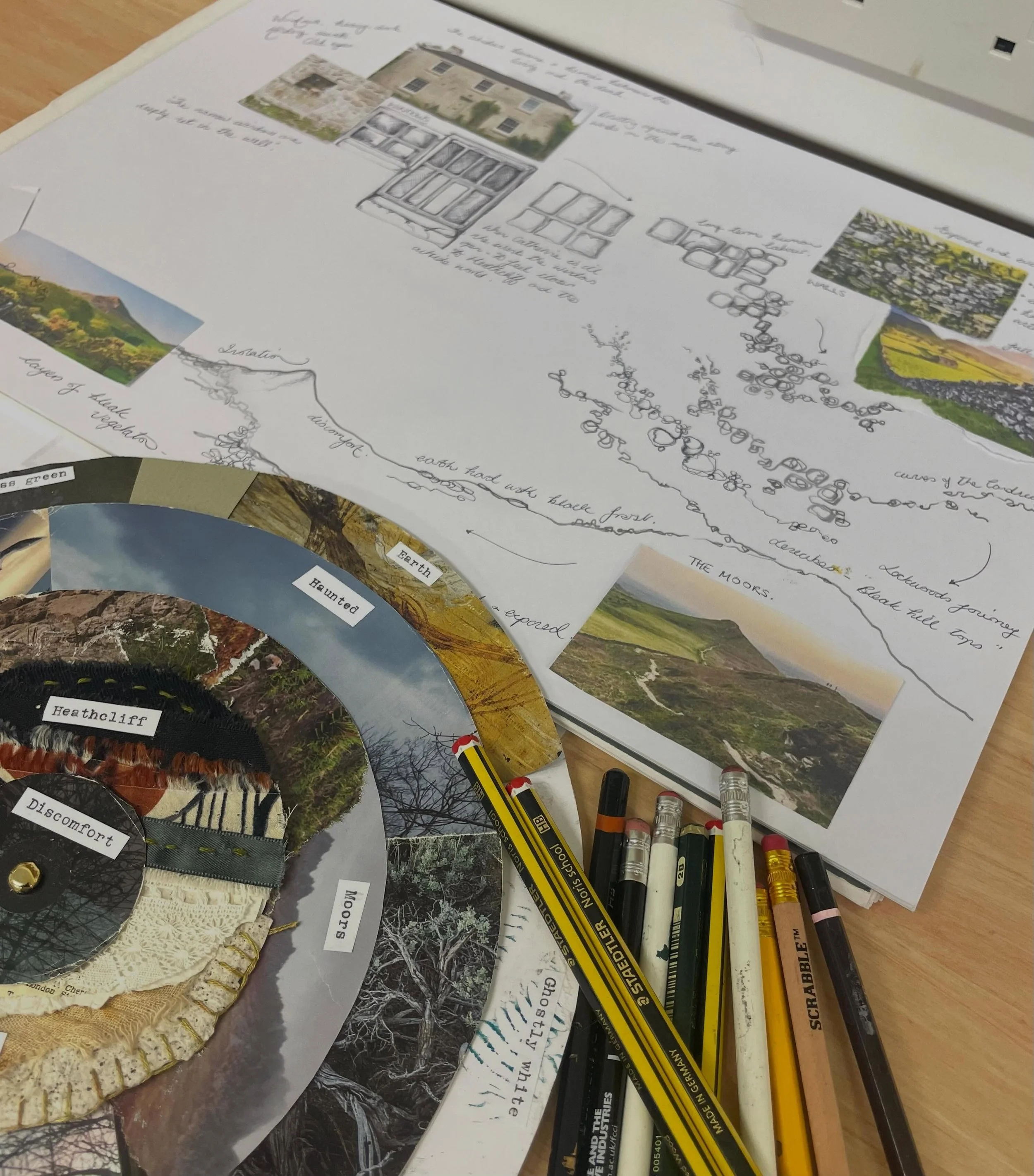 Today my ReThread group have reached the &lsquo;concept&rsquo; phase of their second 6 month project. So we will look at shape sheets and ways to think outside the box!

This project has required them to choose a book to focus on and respond to in an